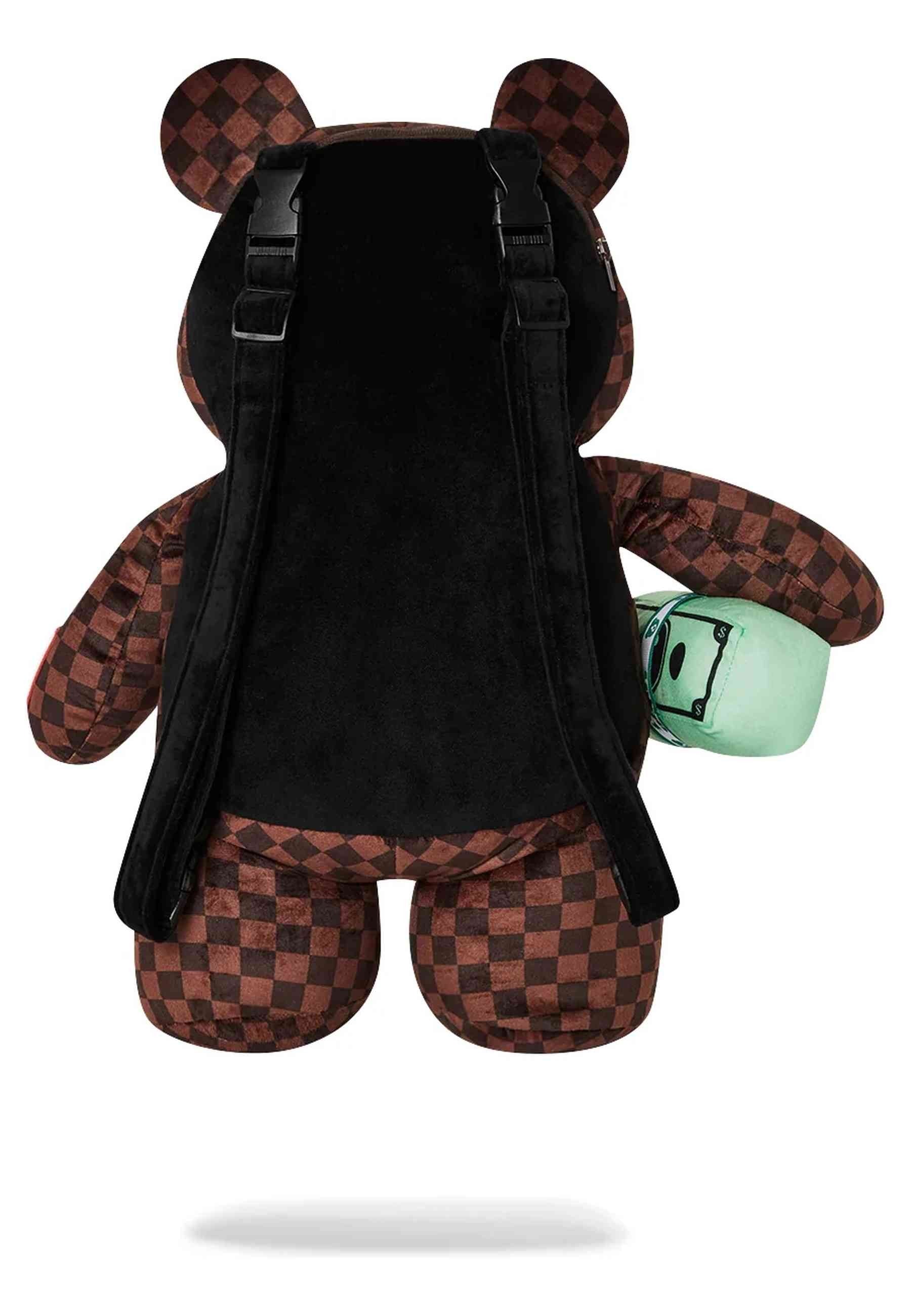 MOCHILA SPRAYGROUND MARRON SIP LENTICULARCHOMP MONEYBEAR BACKPACK
