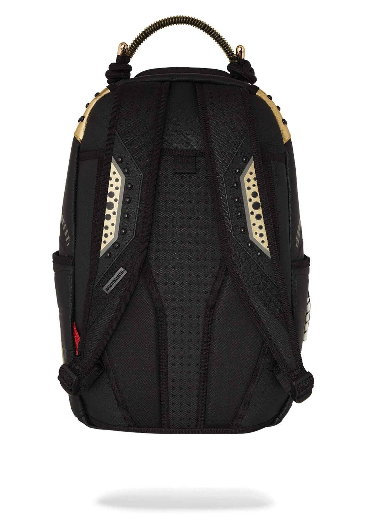 MOCHILA SPRAYGROUND NEGRA AI WONDERLAND GOLD AND BLACK BACKPACK - AREA ZERO