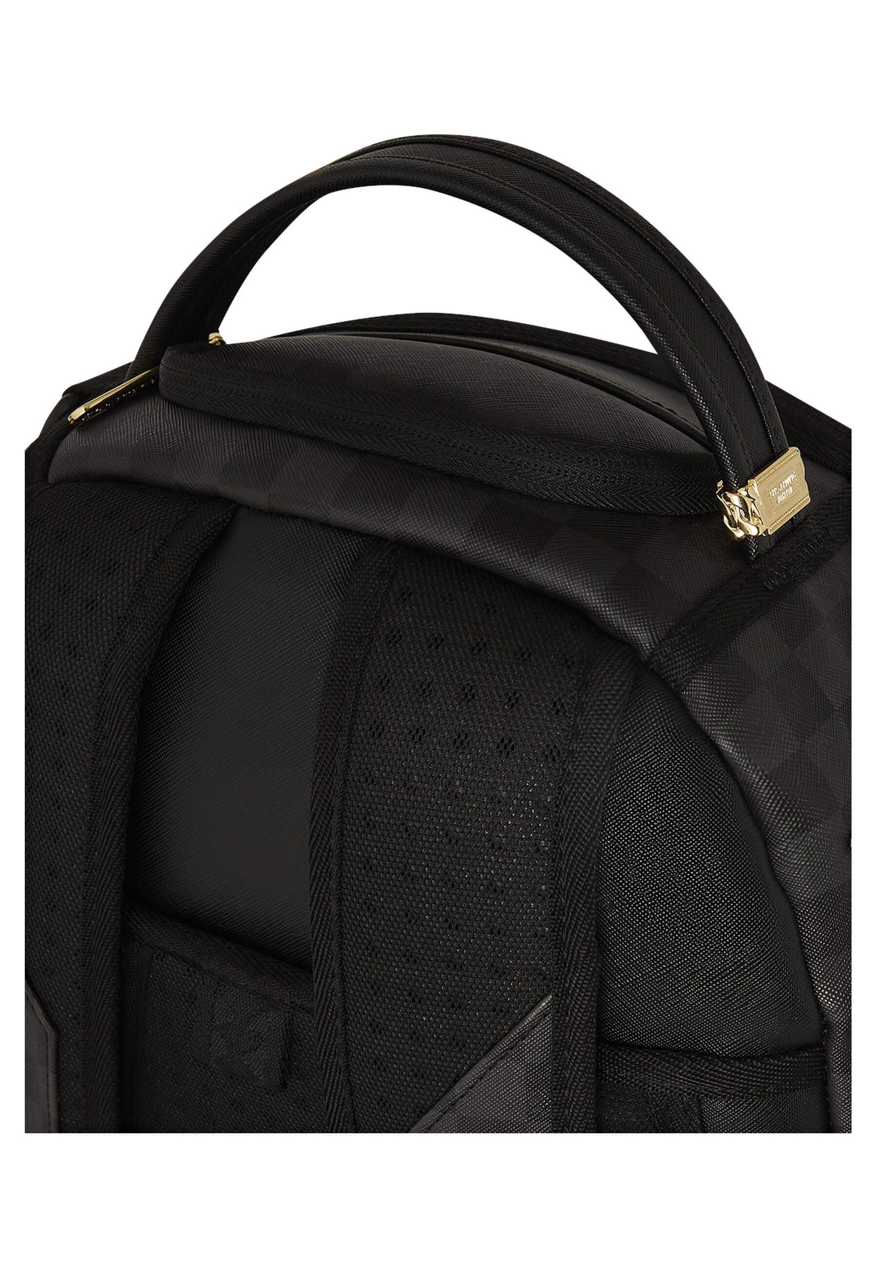 MOCHILA SPRAYGROUND NEGRA BLACK CHENILLE SIP DLXSV BACKPACK