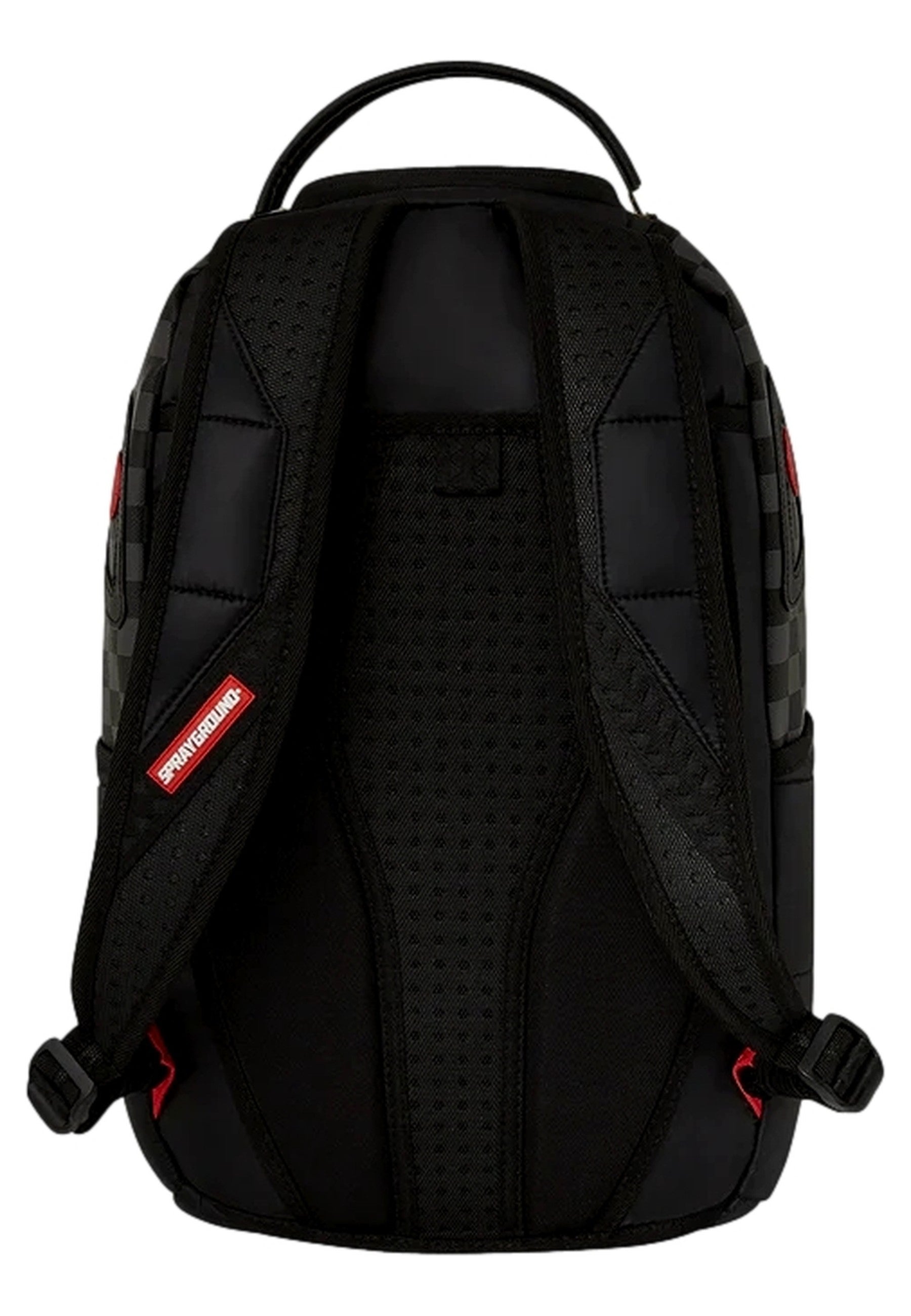 MOCHILA SPRAYGROUND NEGRA BLACK PUFFER GREY CHECK BACKPACK