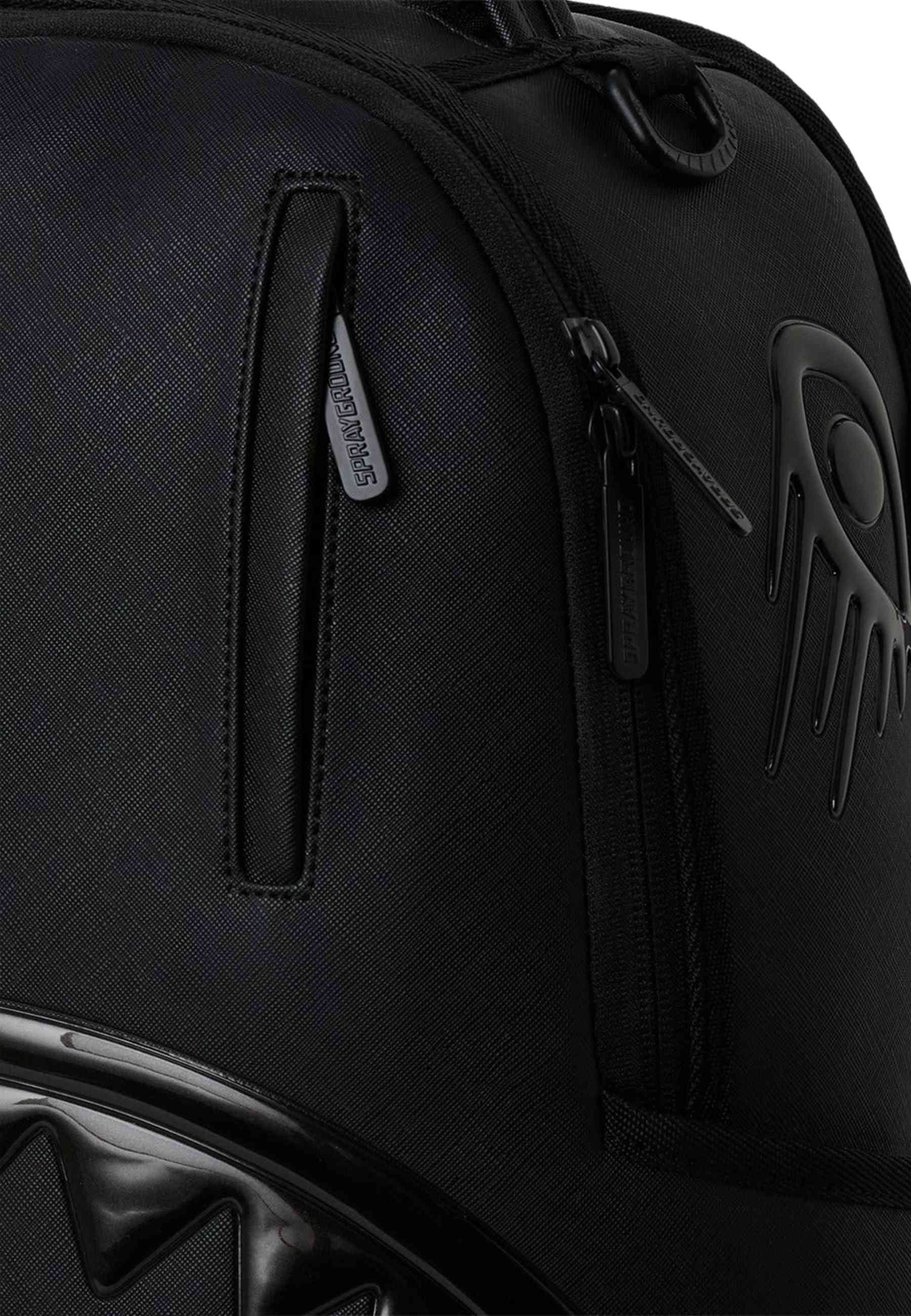 MOCHILA SPRAYGROUND NEGRA BLACKED OUT METALLIC DRIP BACKPACK