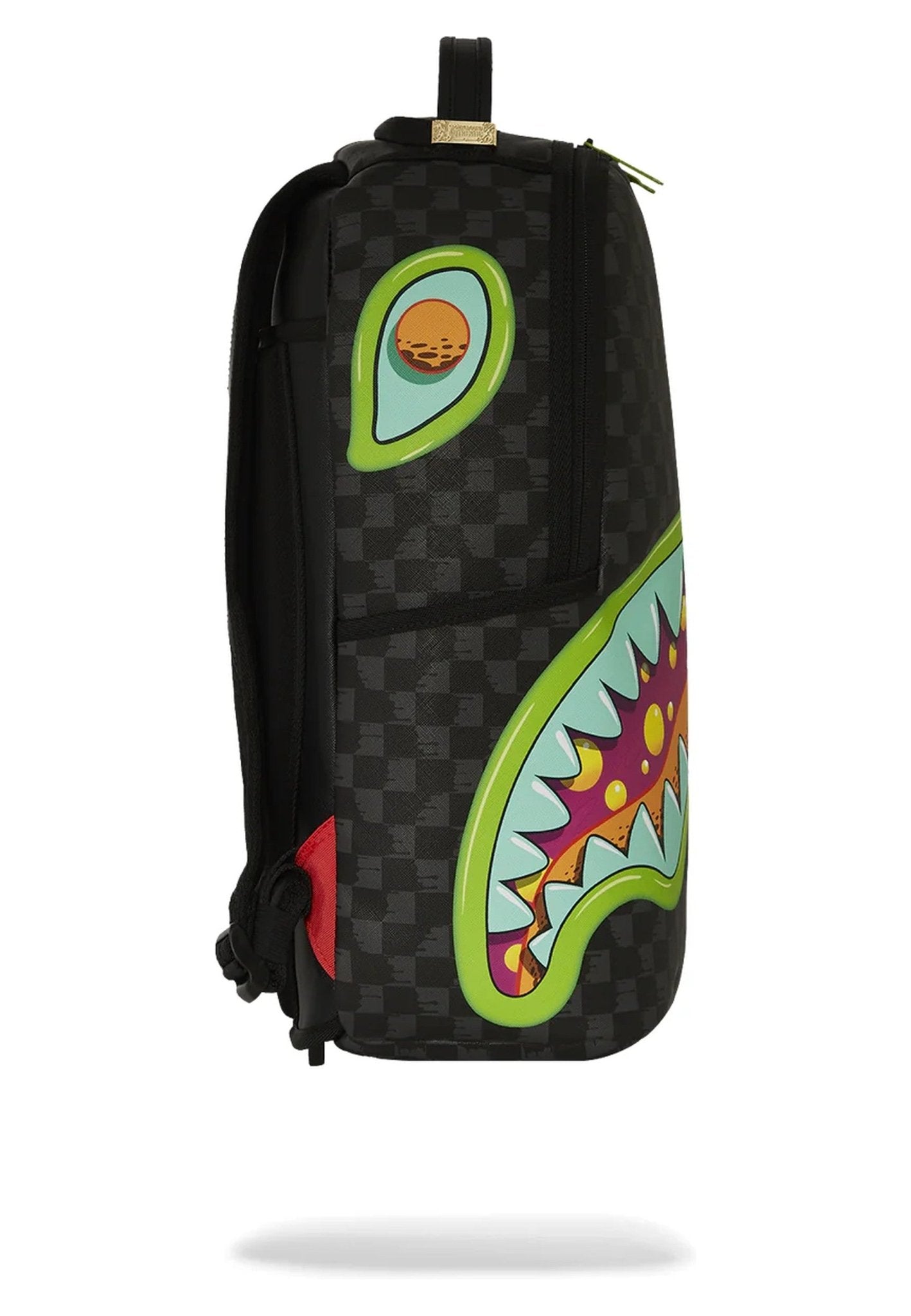 MOCHILA SPRAYGROUND NEGRA CUADROS SLIME TAKEOVER BACKPACK - AREA ZERO