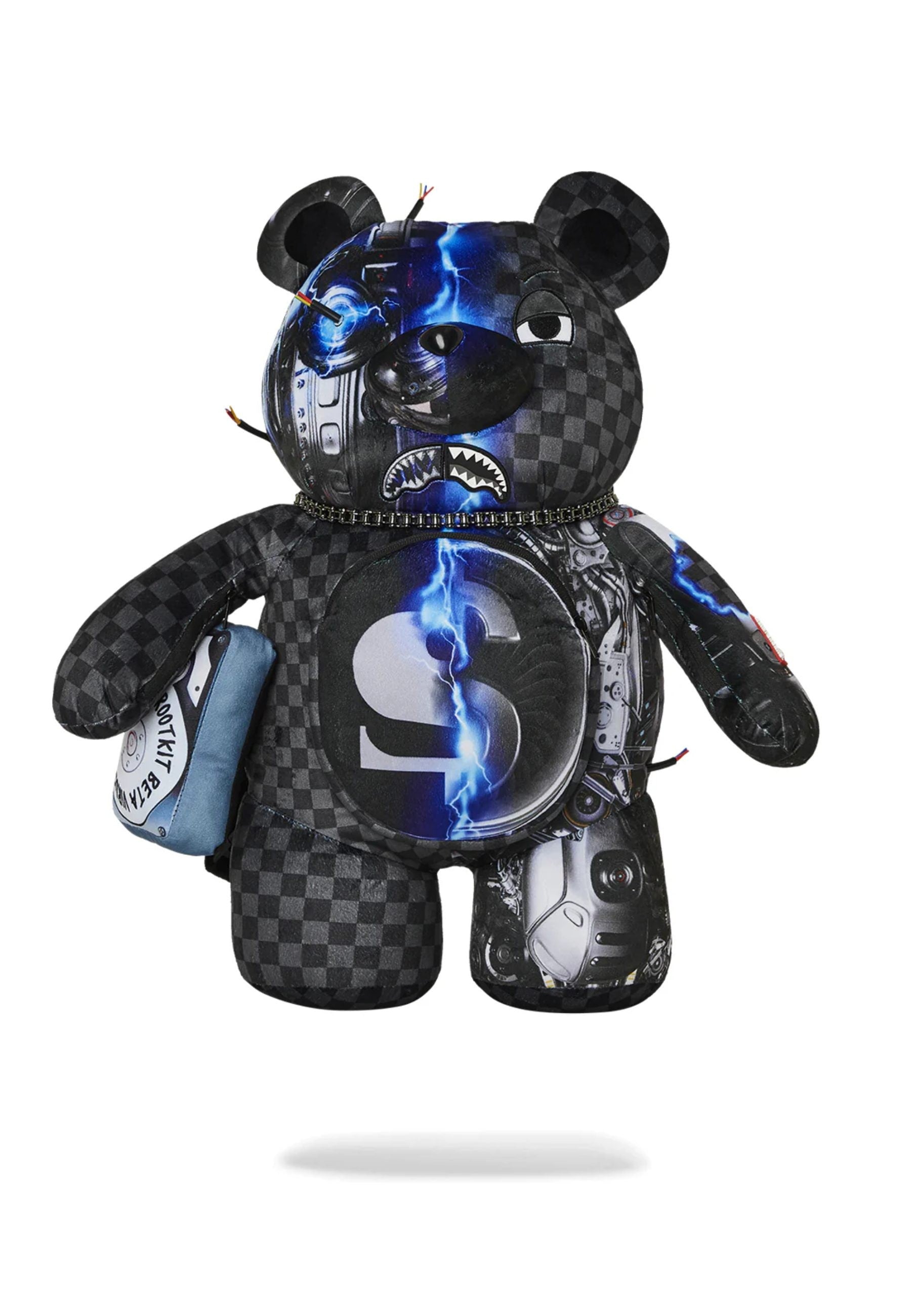 MOCHILA SPRAYGROUND NEGRA CYBORG BEAR BACKPACK