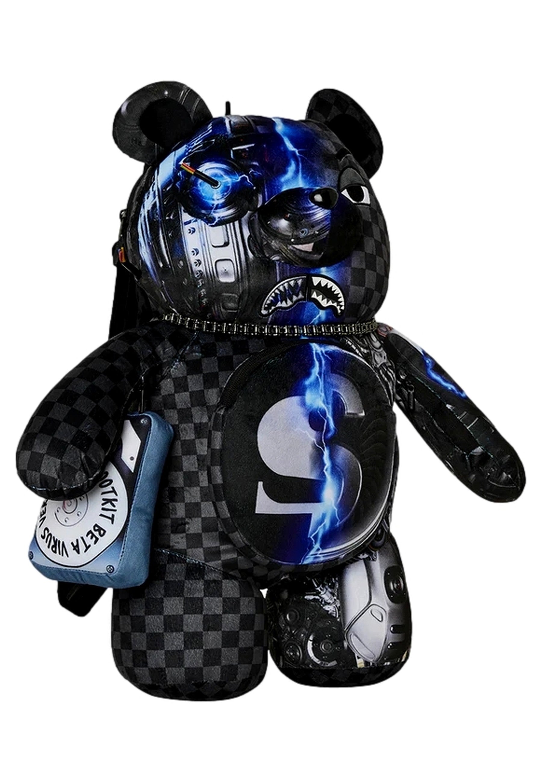 MOCHILA SPRAYGROUND NEGRA CYBORG BEAR BACKPACK