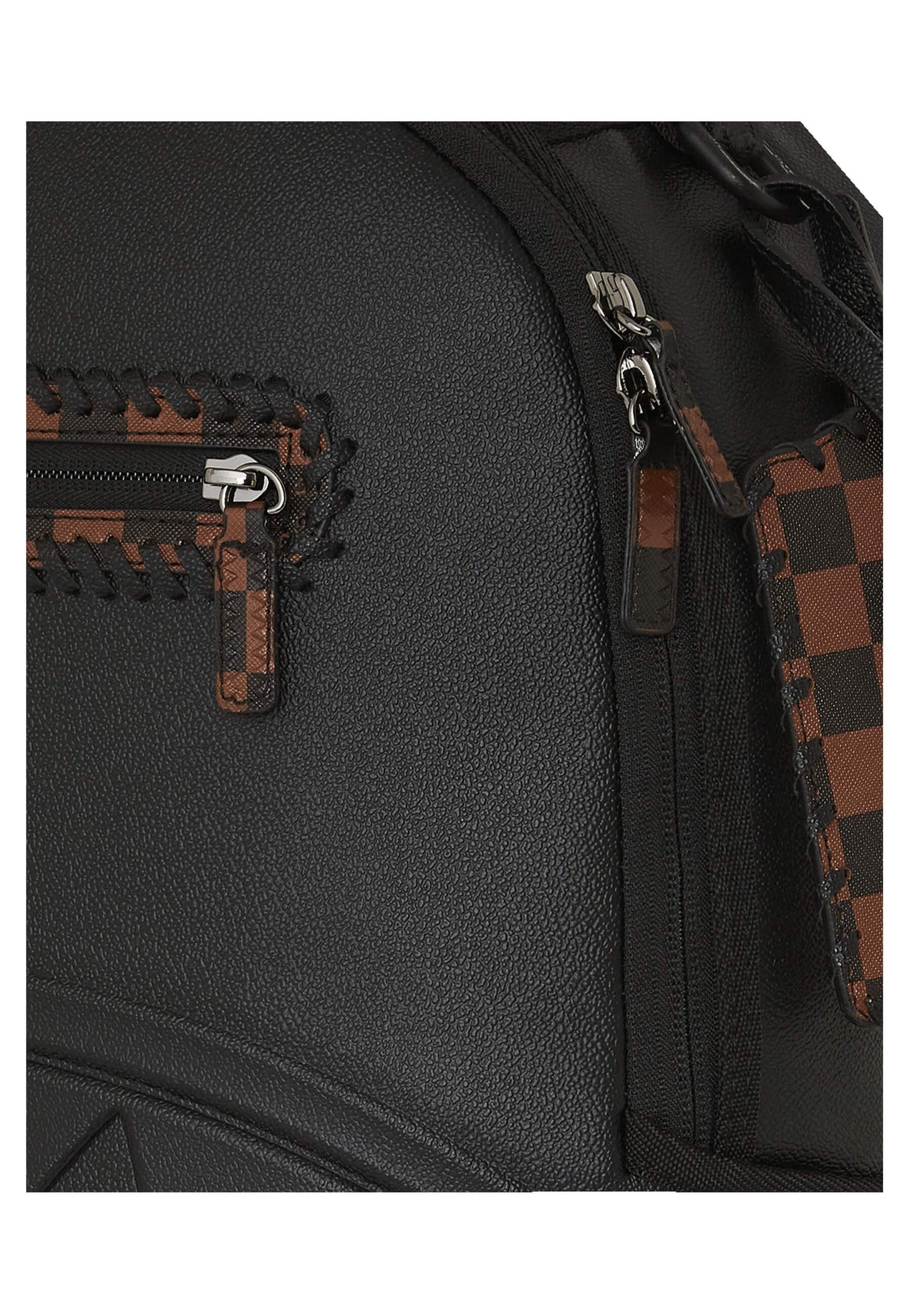 MOCHILA SPRAYGROUND NEGRA DOSE OF CHECK DEUX DLXS BACKPACK