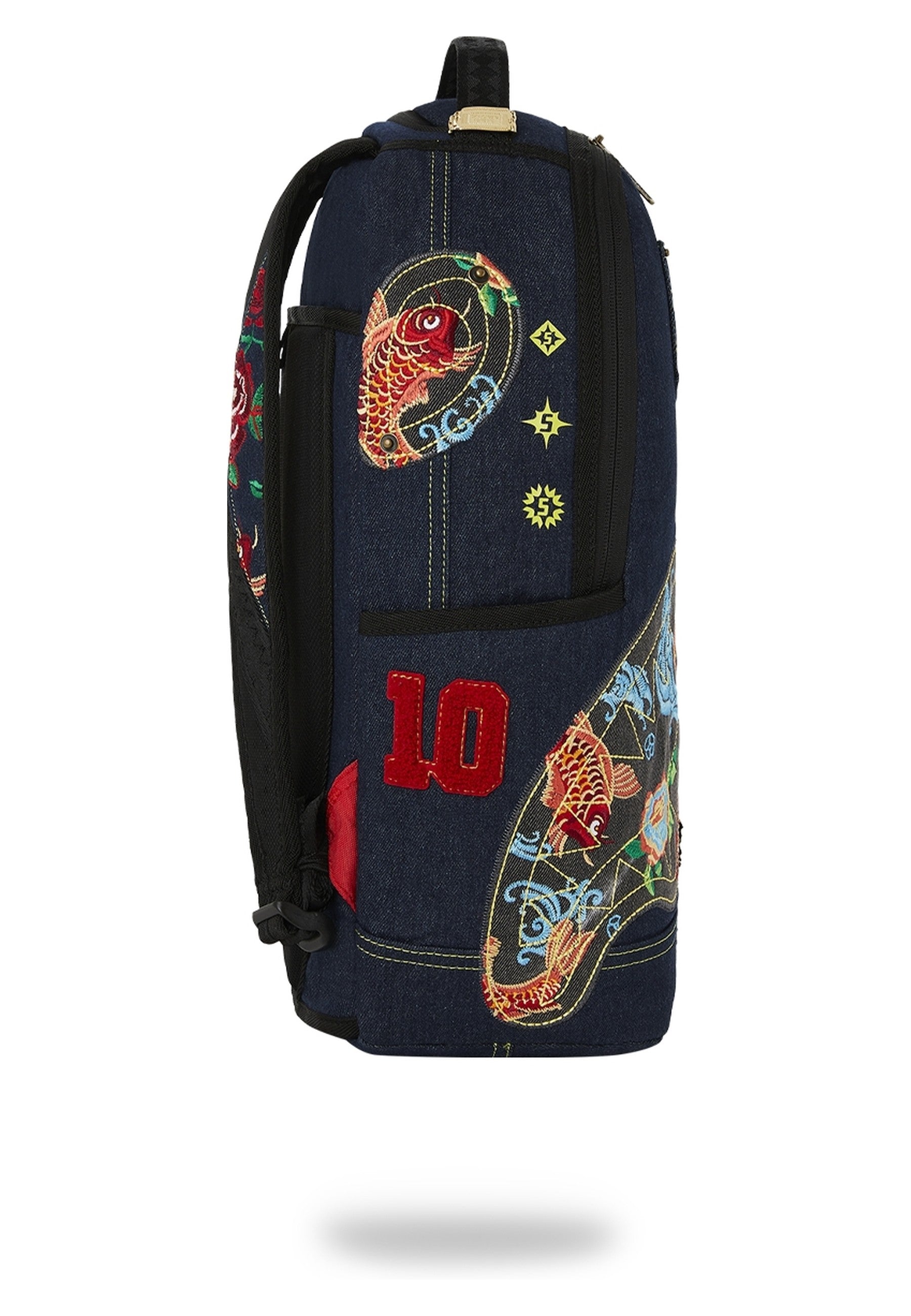 MOCHILA SPRAYGROUND NEGRA EVISU STYLE BACKPACK