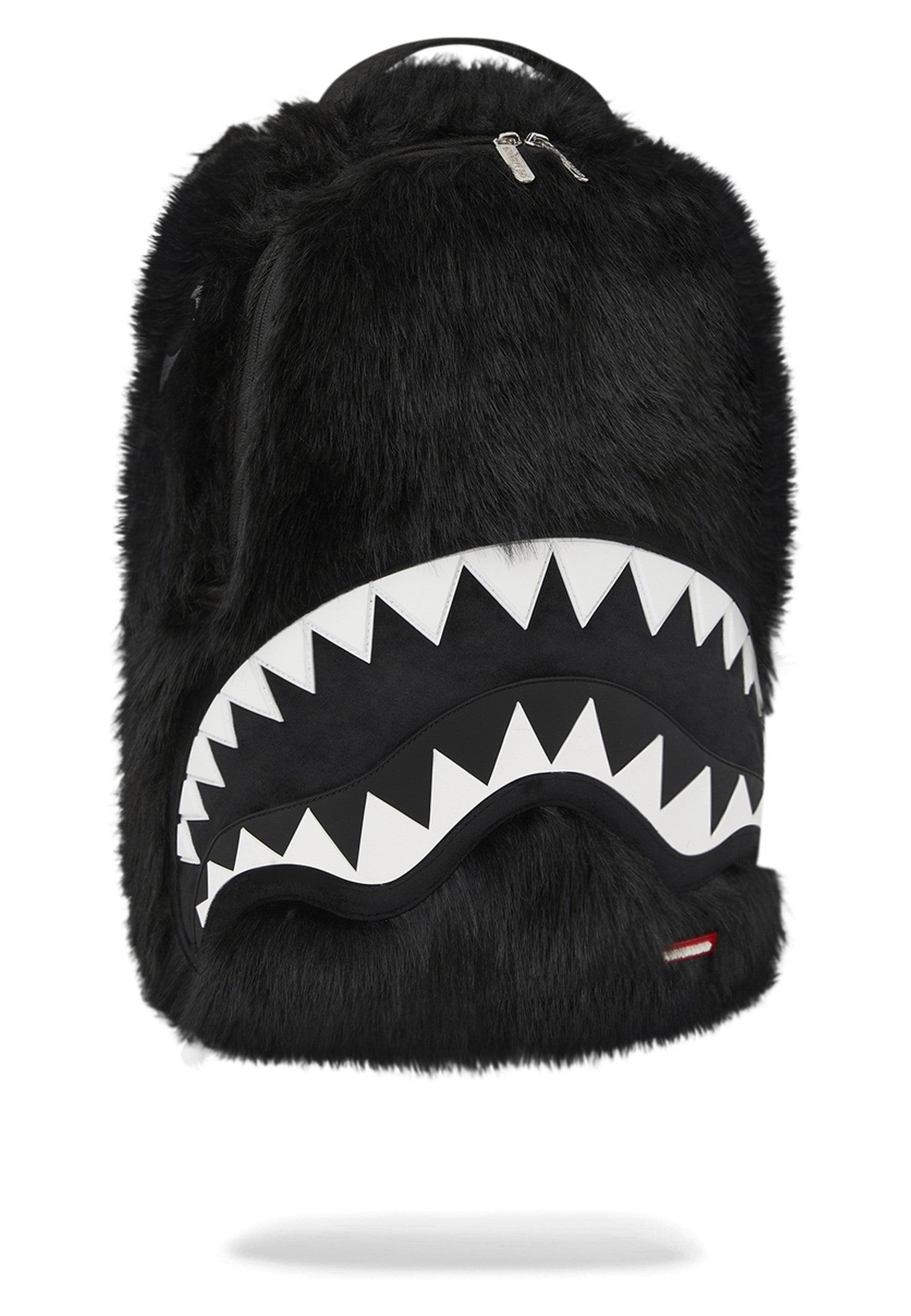 MOCHILA SPRAYGROUND NEGRA FUR CRAY BLACK BACKPACK