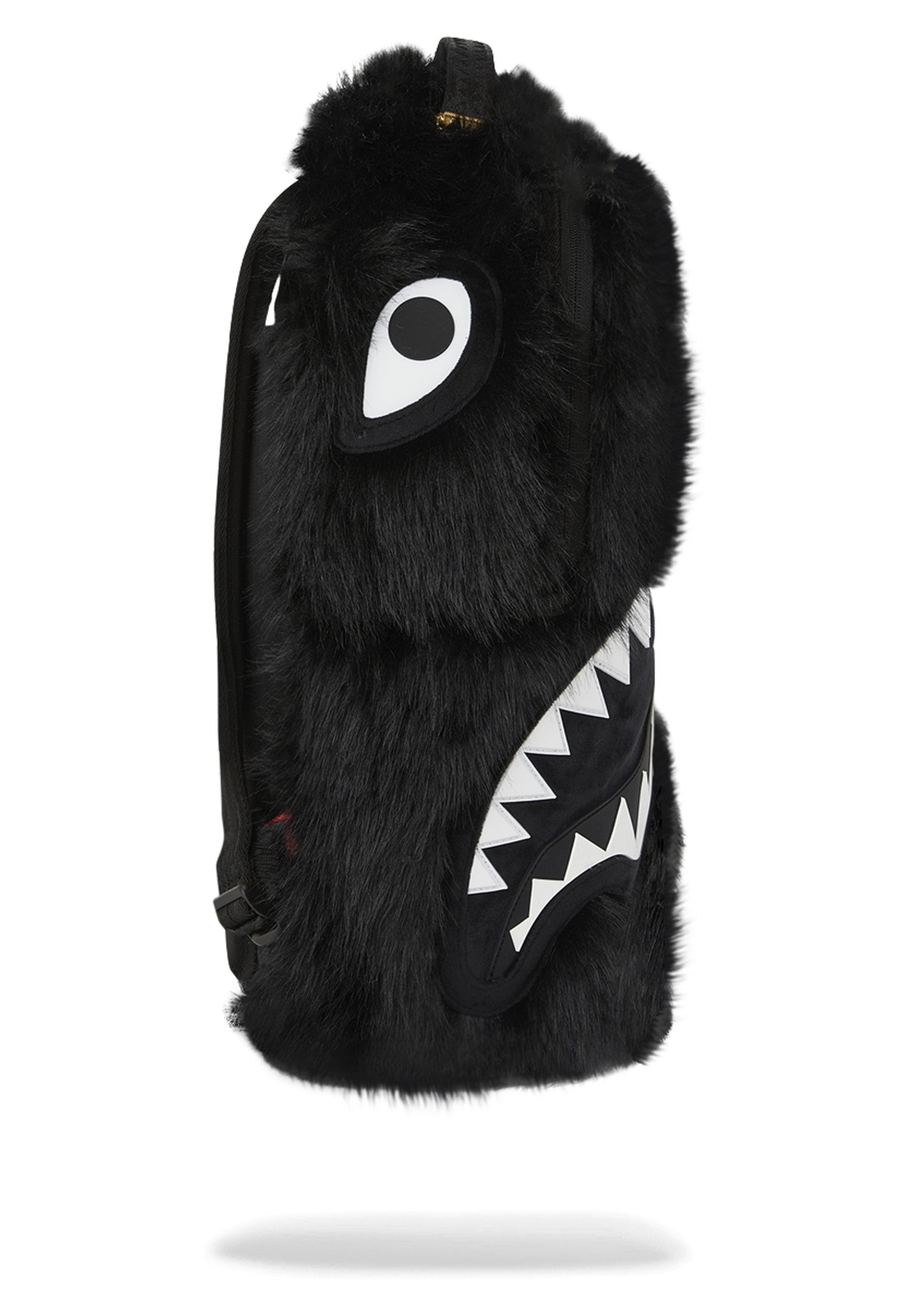 MOCHILA SPRAYGROUND NEGRA FUR CRAY BLACK BACKPACK