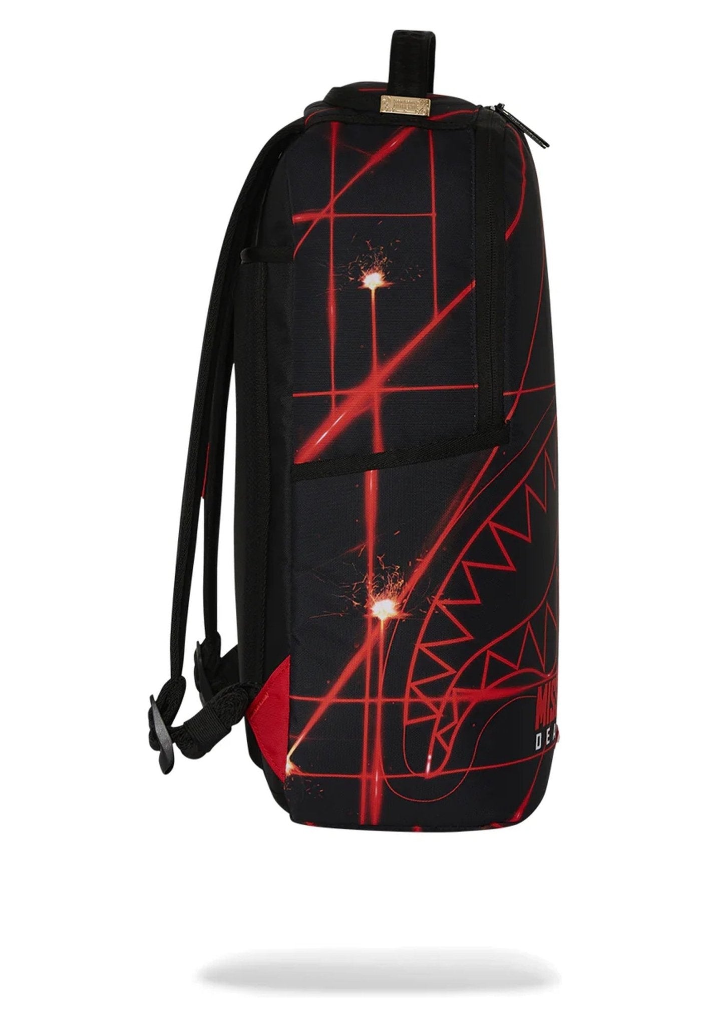 MOCHILA SPRAYGROUND NEGRA LASER 1 OFF BAGS BACKPACK MISSION IMPOSIBLE - AREA ZERO