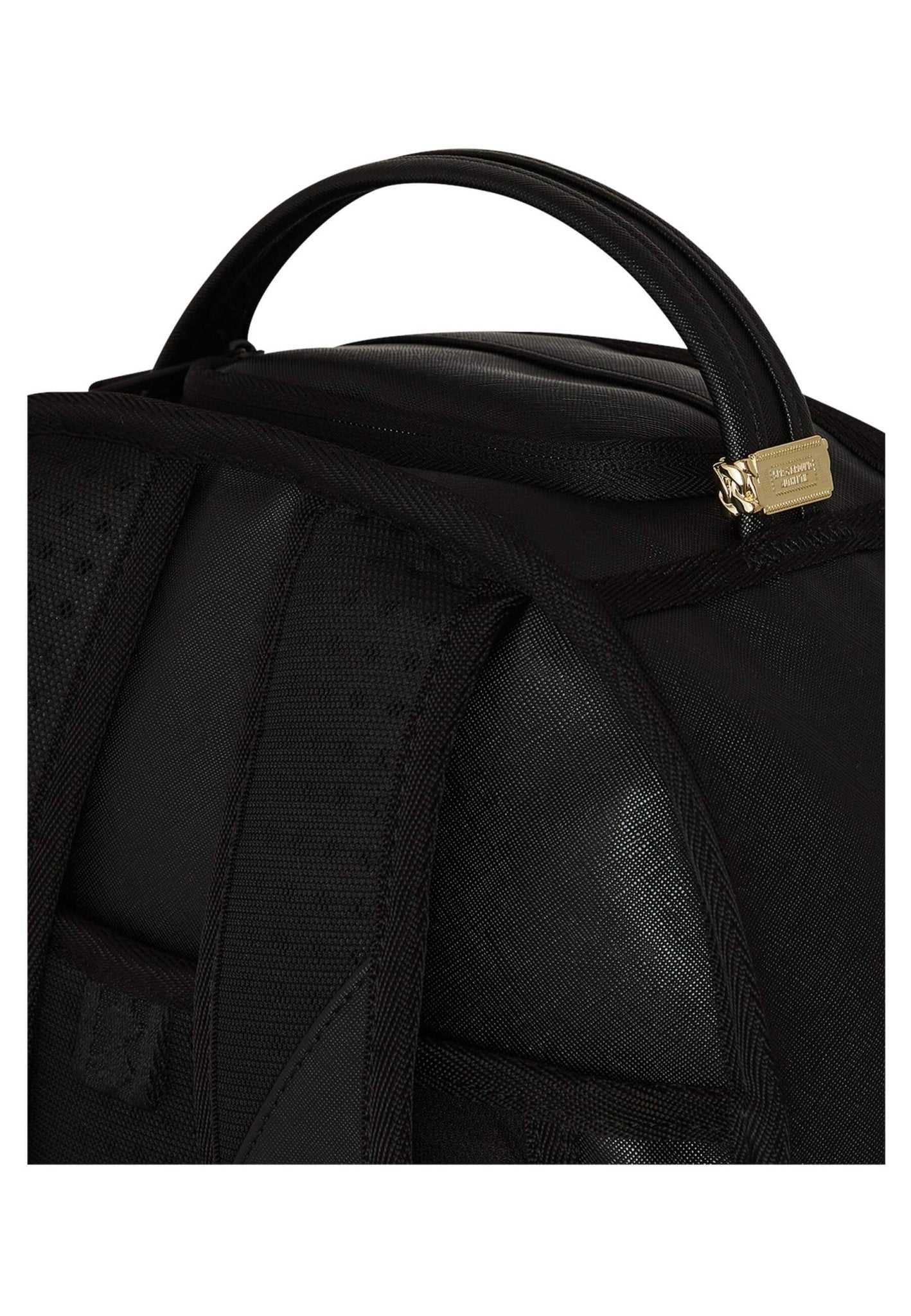 MOCHILA SPRAYGROUND NEGRA METALLIC DRIP SHARK BUBBLE LETTERS DLX BCKPACK - AREA ZERO