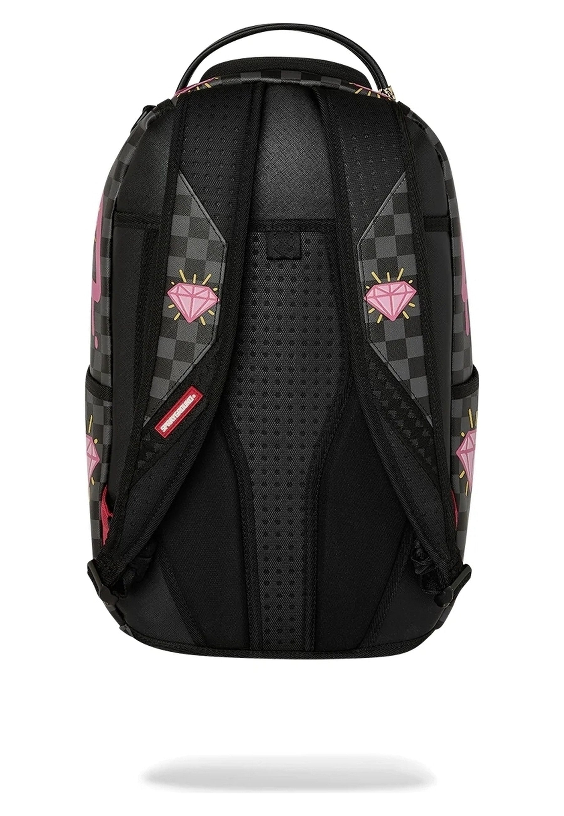MOCHILA SPRAYGROUND NEGRA PANTERA ROSA PINK PANTHER DRIPPY DIAMONDS BACKPACK