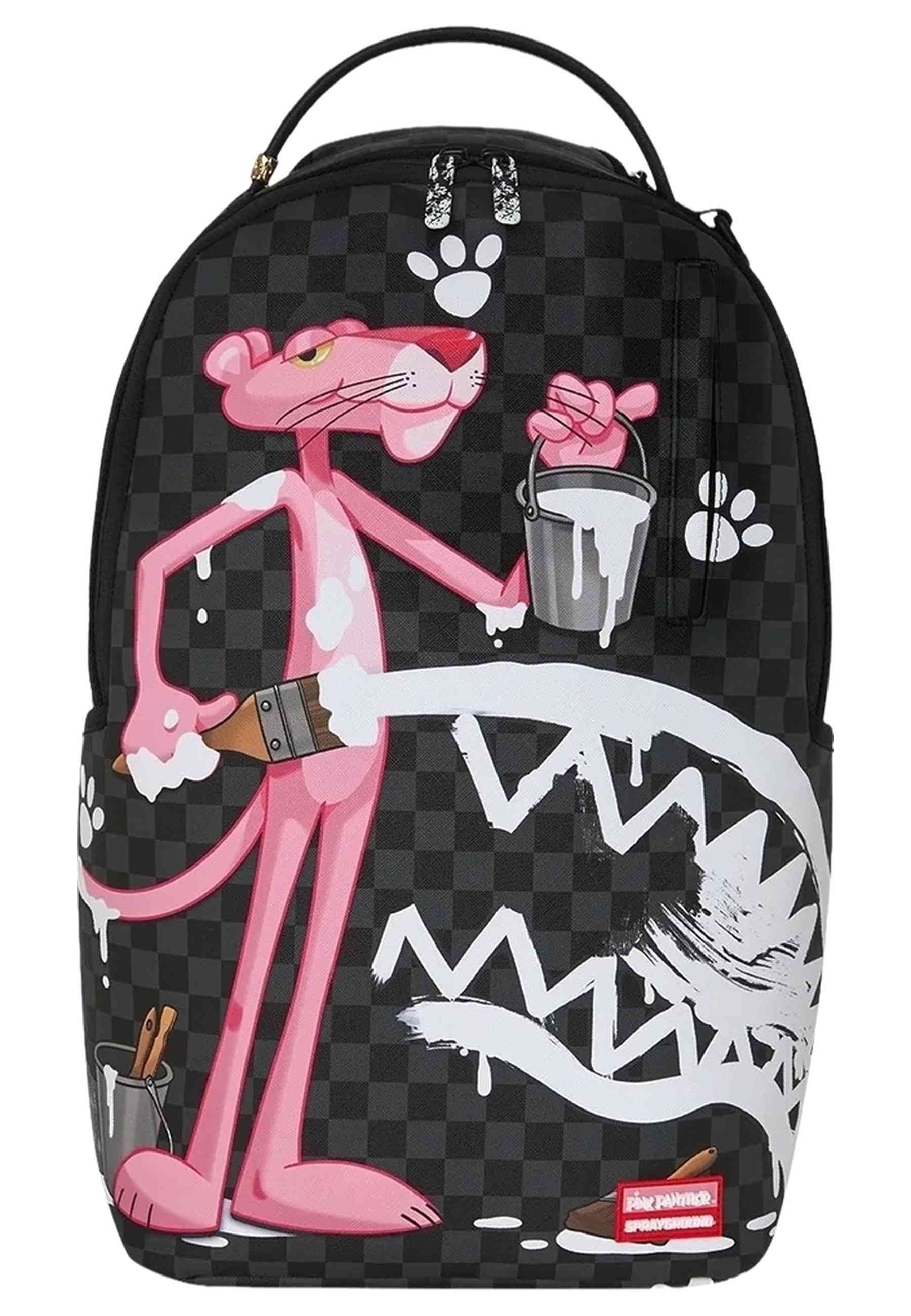 MOCHILA SPRAYGROUND NEGRA PINK PANTHER PAINTING BACKPACK