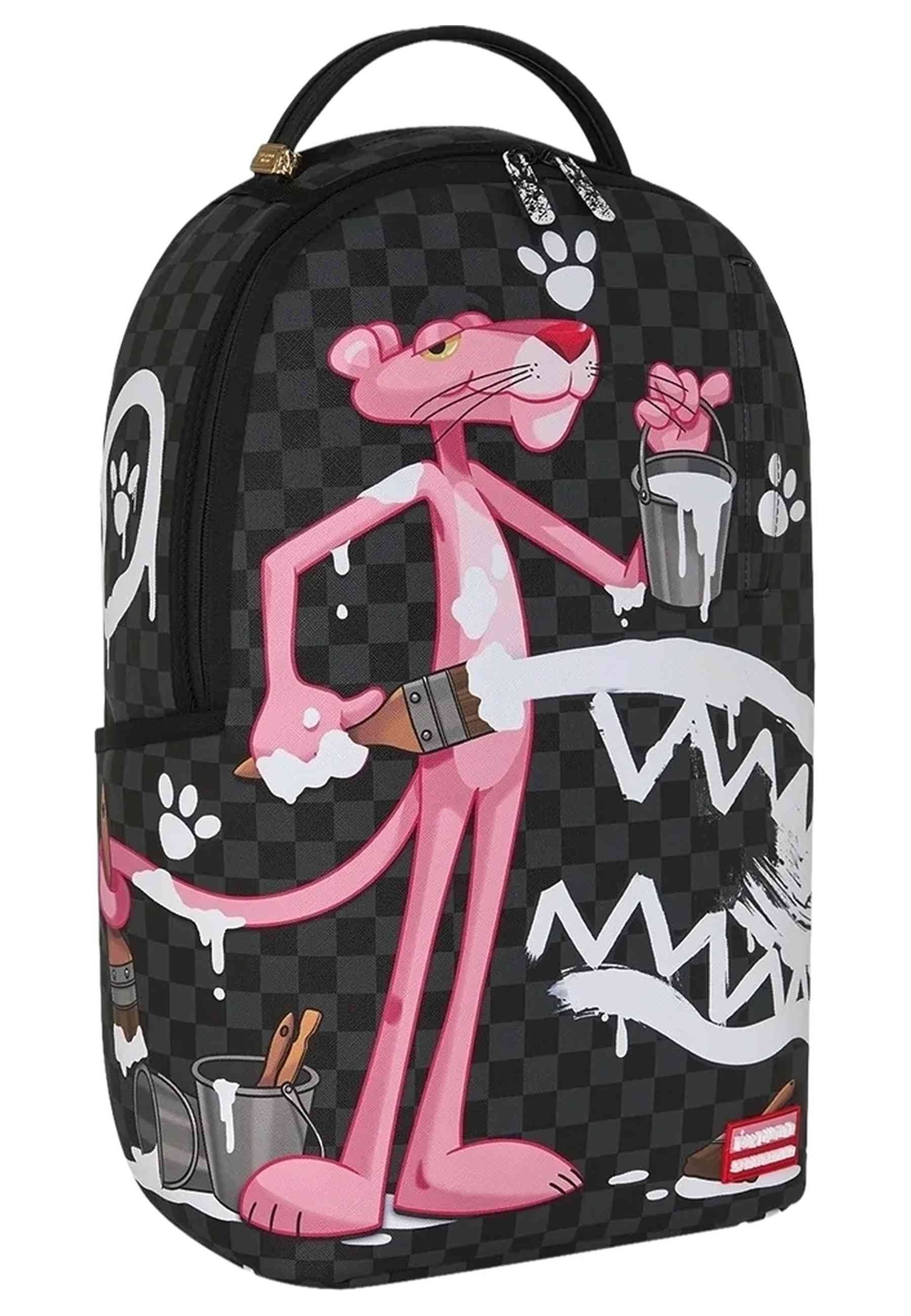 MOCHILA SPRAYGROUND NEGRA PINK PANTHER PAINTING BACKPACK