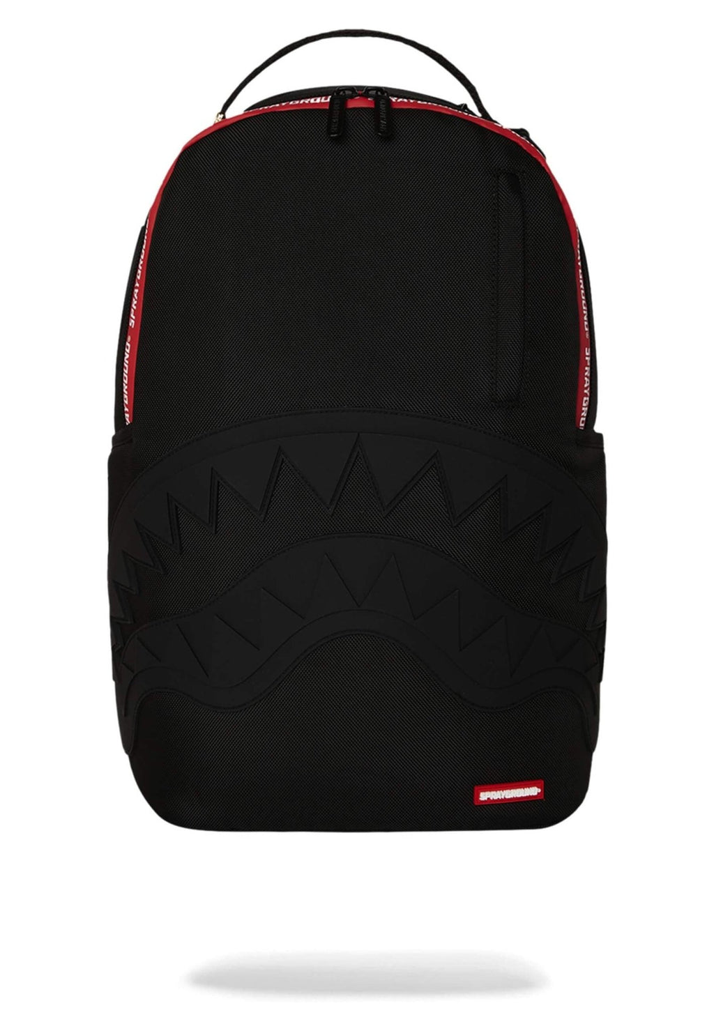 MOCHILA SPRAYGROUND NEGRA PRINTED ZIPPER SHARK DLXR BACKPACK - AREA ZERO