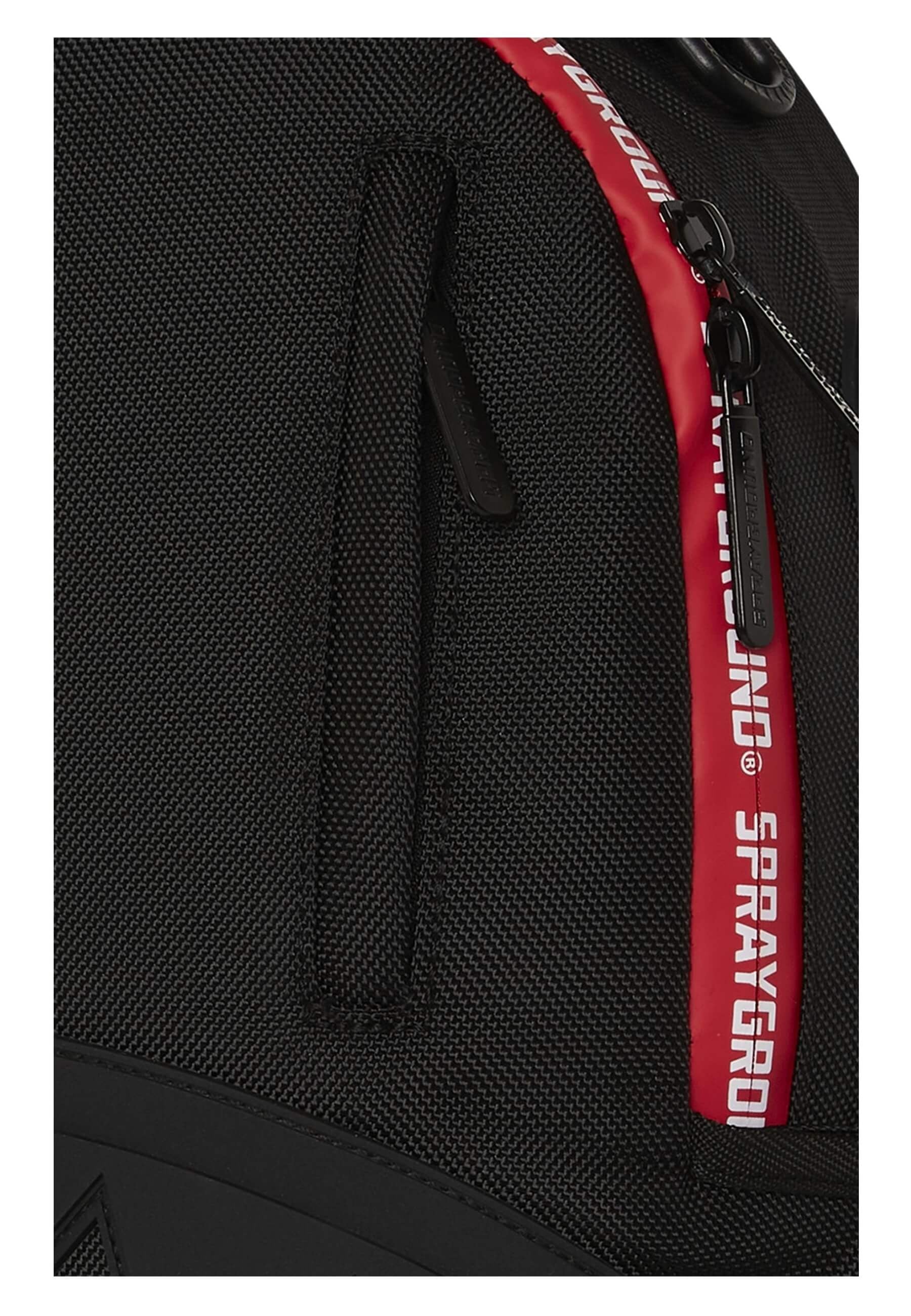 MOCHILA SPRAYGROUND NEGRA PRINTED ZIPPER SHARK DLXR BACKPACK