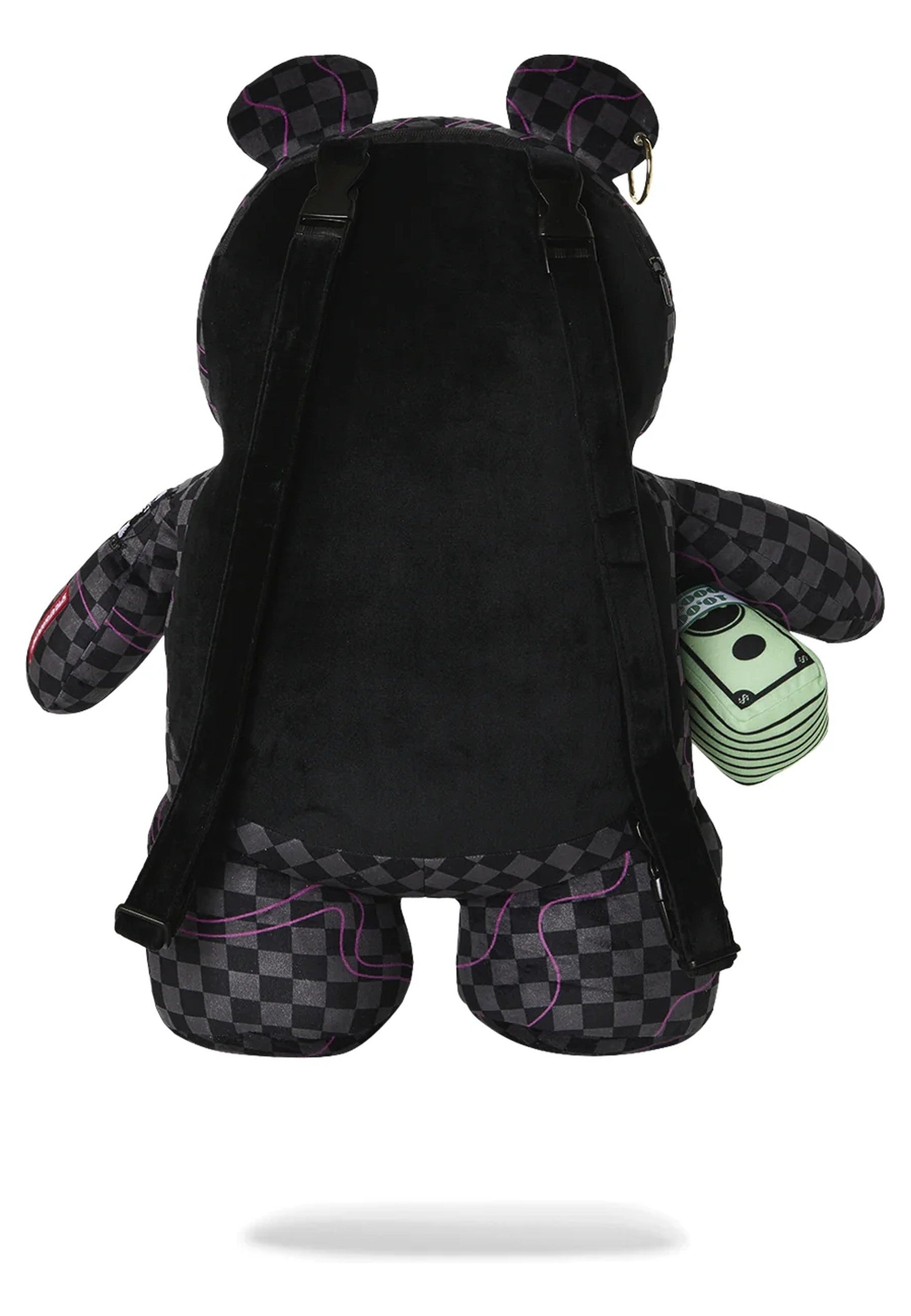 MOCHILA SPRAYGROUND NEGRA PURPLE SLIM TAKEOVER BACKPACK