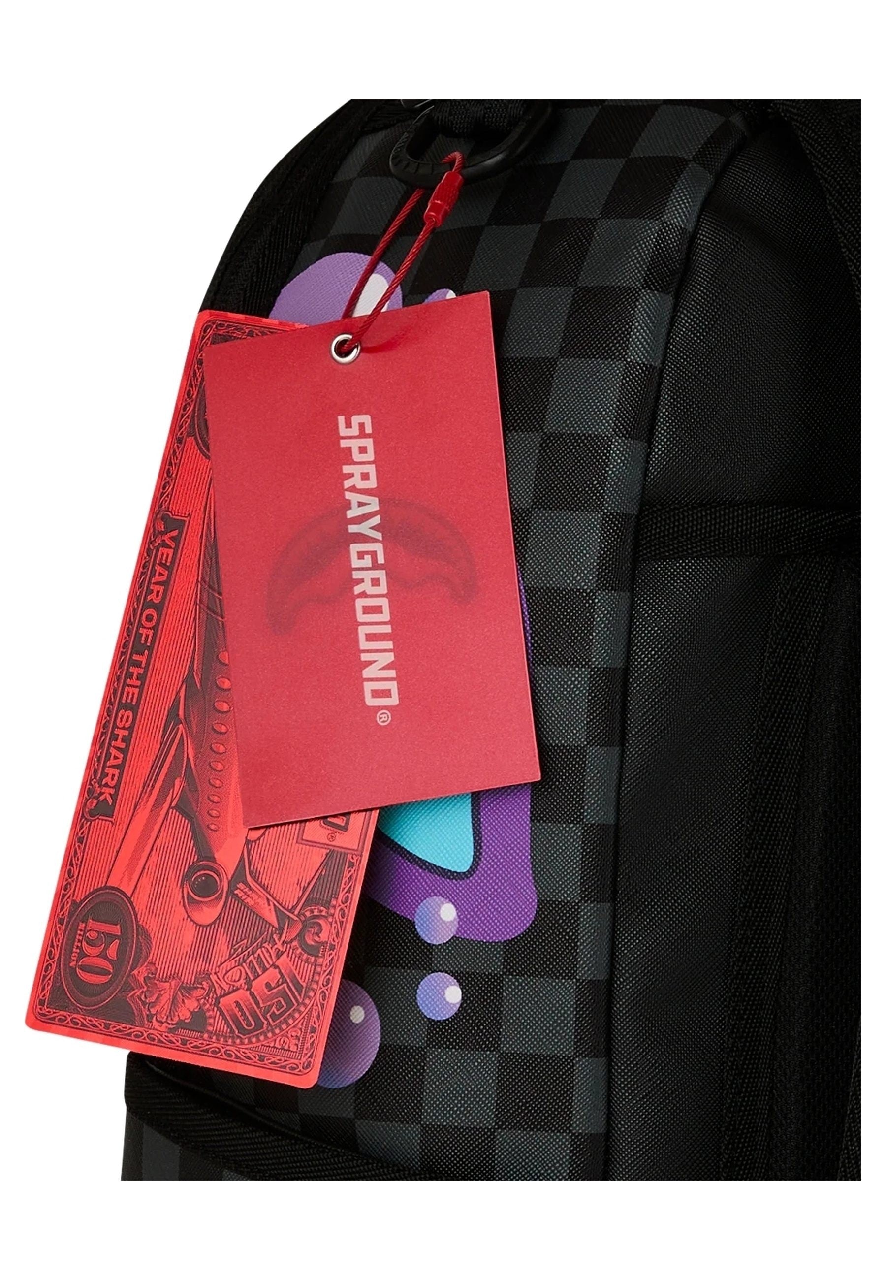 MOCHILA SPRAYGROUND NEGRA PURPLE SLIME TAKEOVER BACKPACK