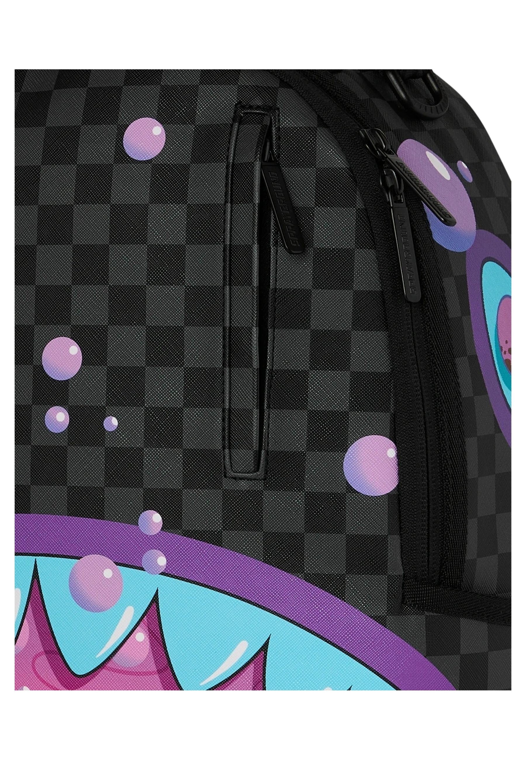MOCHILA SPRAYGROUND NEGRA PURPLE SLIME TAKEOVER BACKPACK