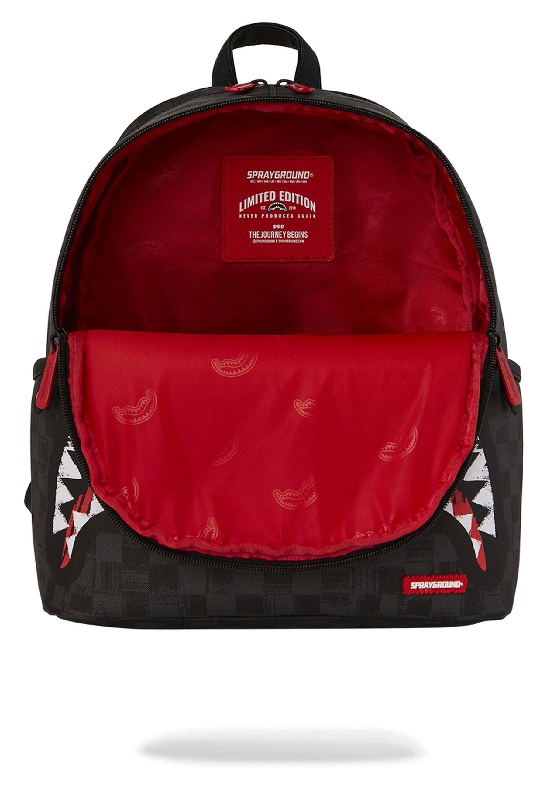 MOCHILA SPRAYGROUND NEGRA SCRIBBLE SHARK SAVAGE BACKPACK