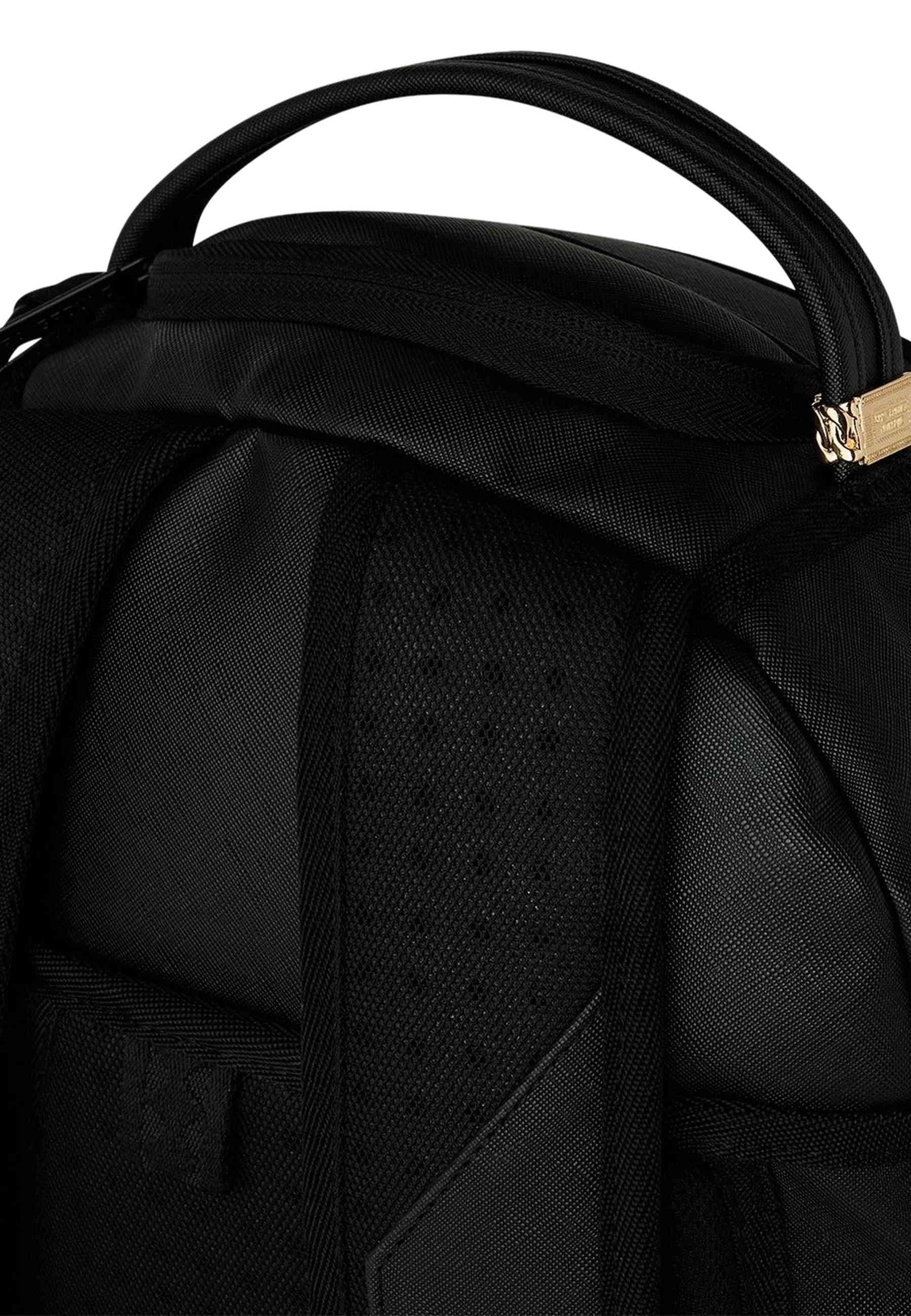 MOCHILA SPRAYGROUND NEGRA SHARK CENTRAL BLACK EMBROIDERED SHARK BACKPACK