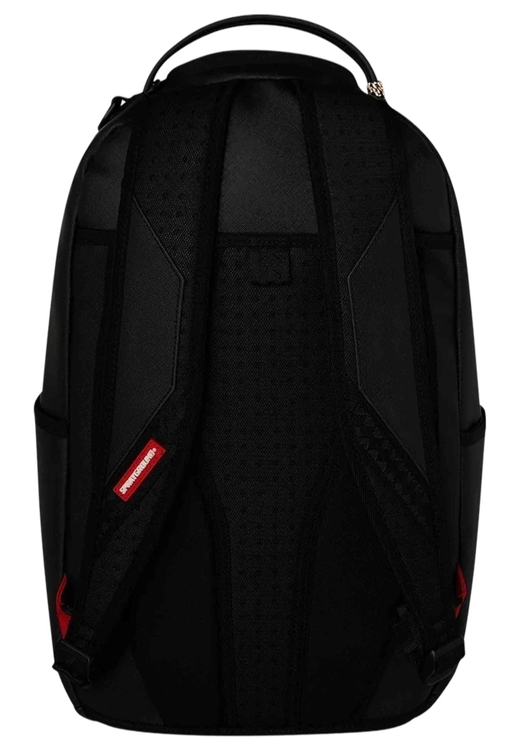 MOCHILA SPRAYGROUND NEGRA SHARK CENTRAL BLACK EMBROIDERED SHARK BACKPACK