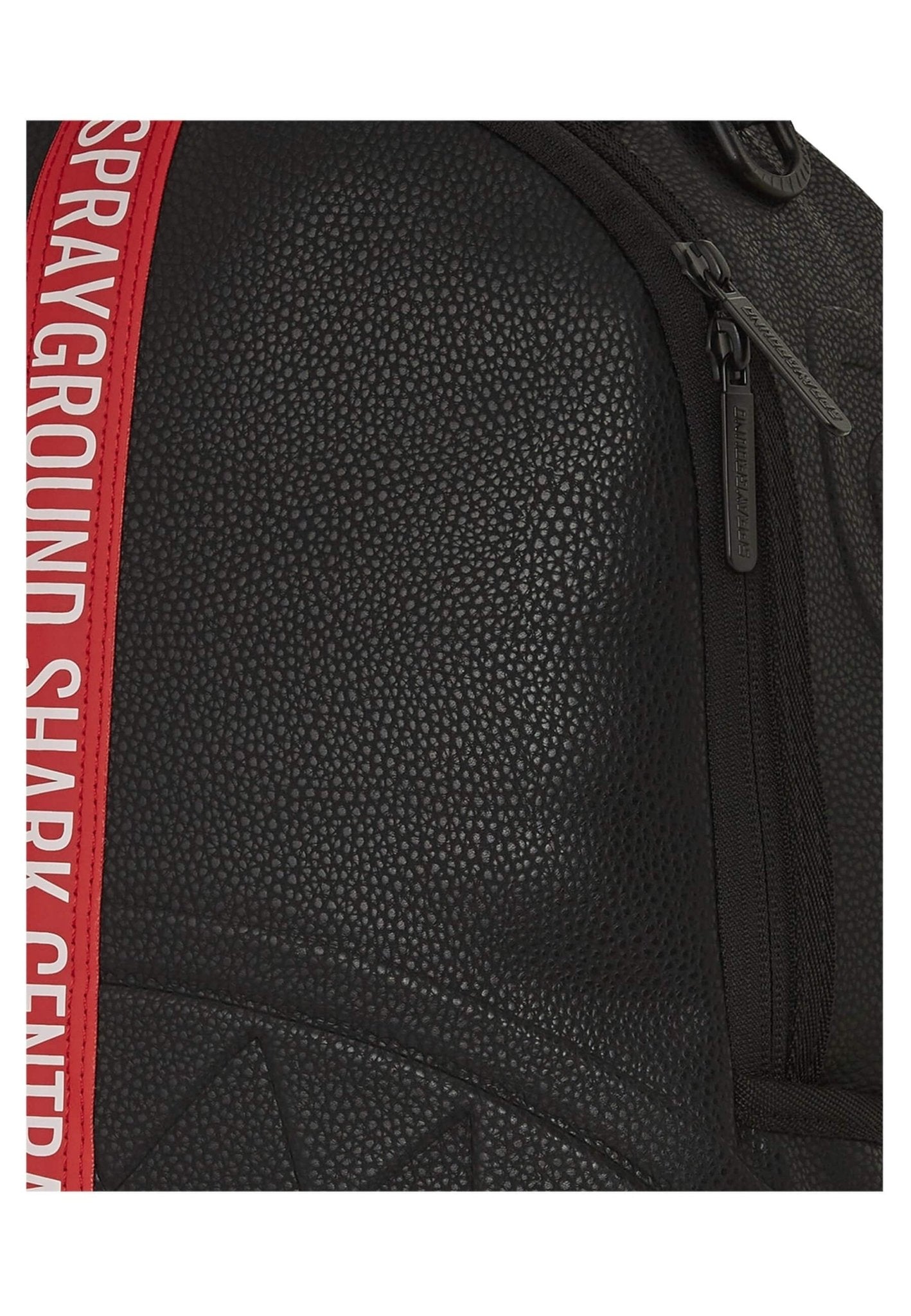 MOCHILA SPRAYGROUND NEGRA SHARK CENTRAL NEXT STOP ZIP DLXSV BACKPACK - AREA ZERO