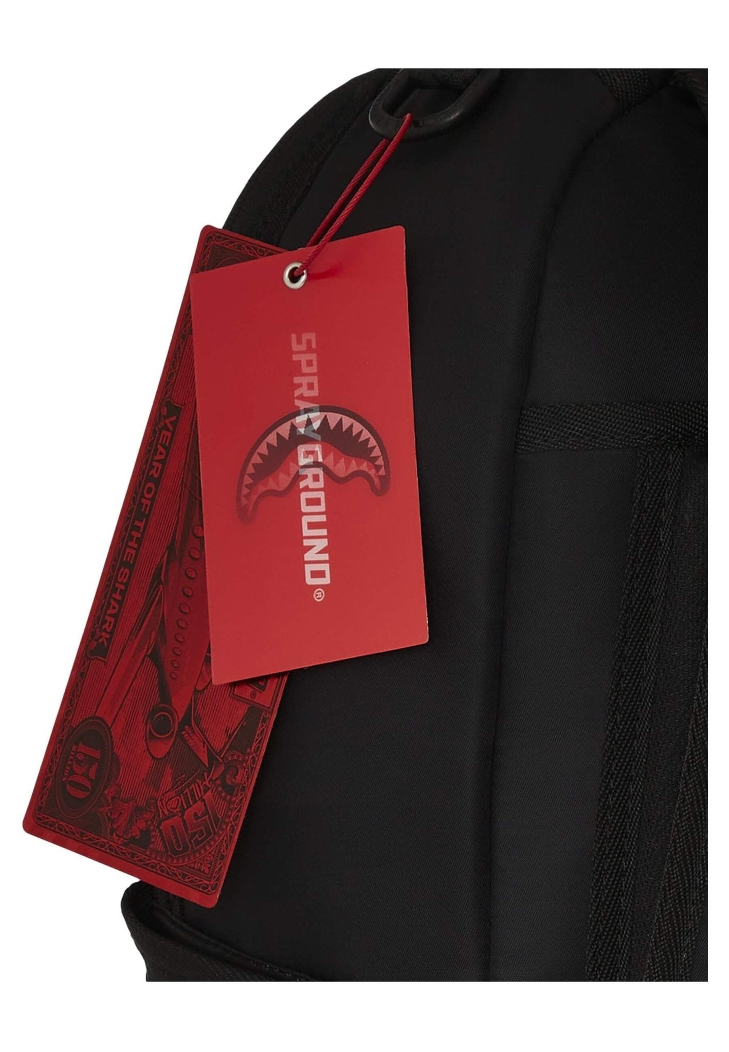 MOCHILA SPRAYGROUND NEGRA SHARK CENTRAL NYLON BLACK - AREA ZERO