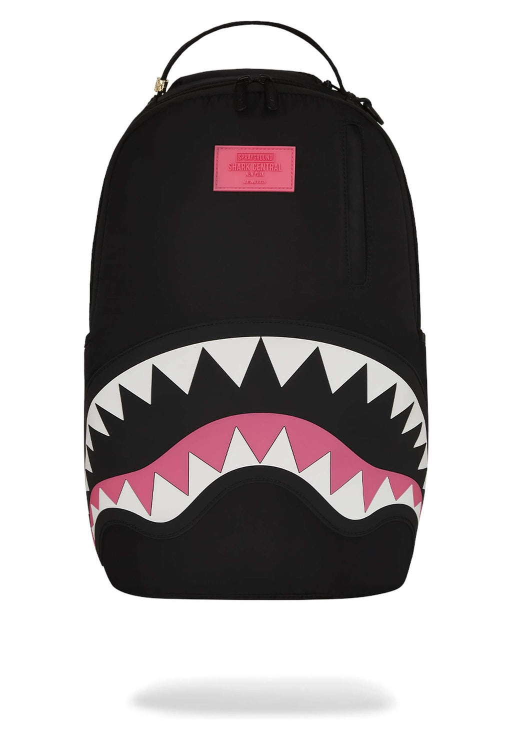 MOCHILA SPRAYGROUND NEGRA SHARK CENTRAL NYLON BLACK PINK