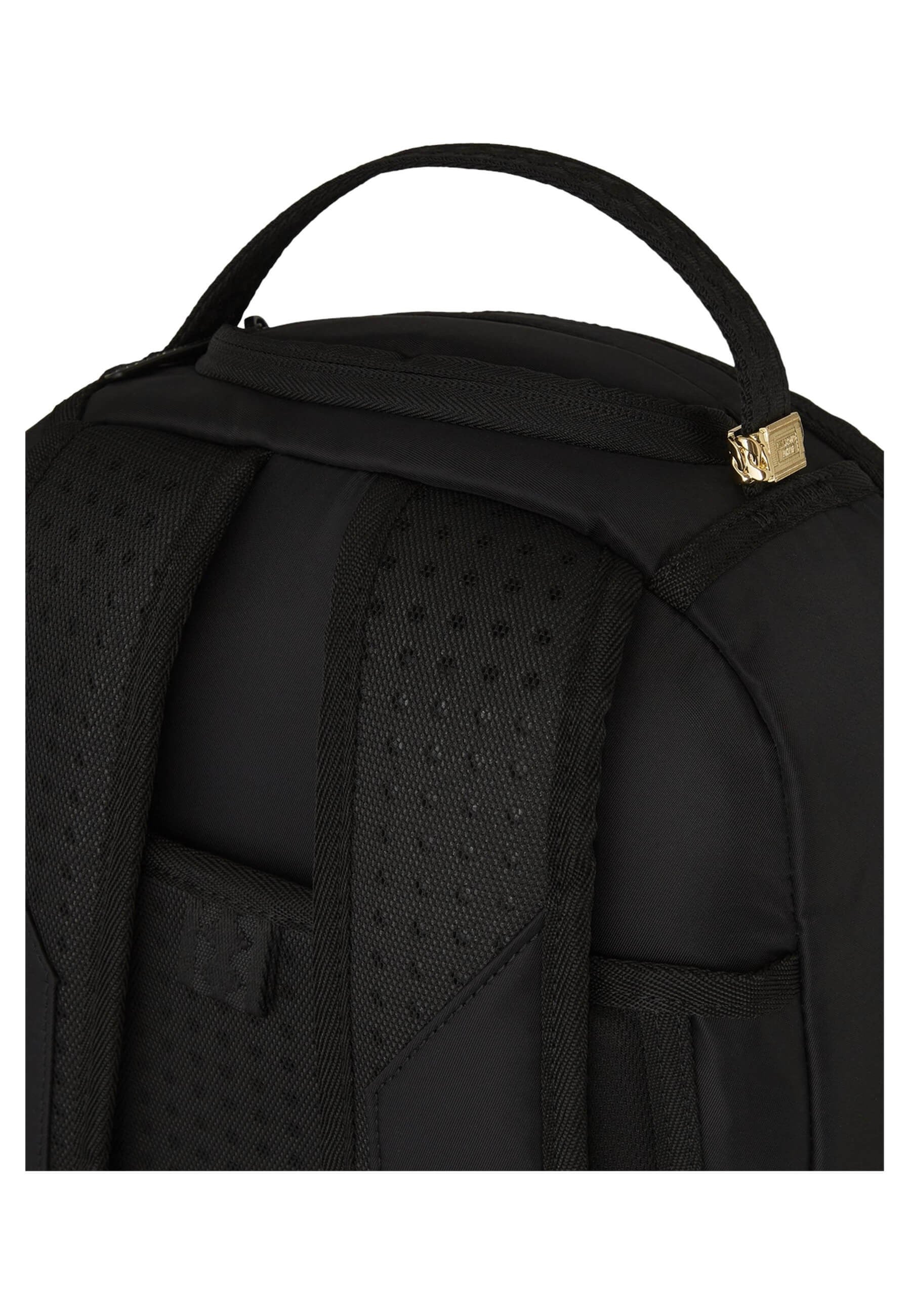 MOCHILA SPRAYGROUND NEGRA SHARK CENTRAL NYLON BLACK PINK