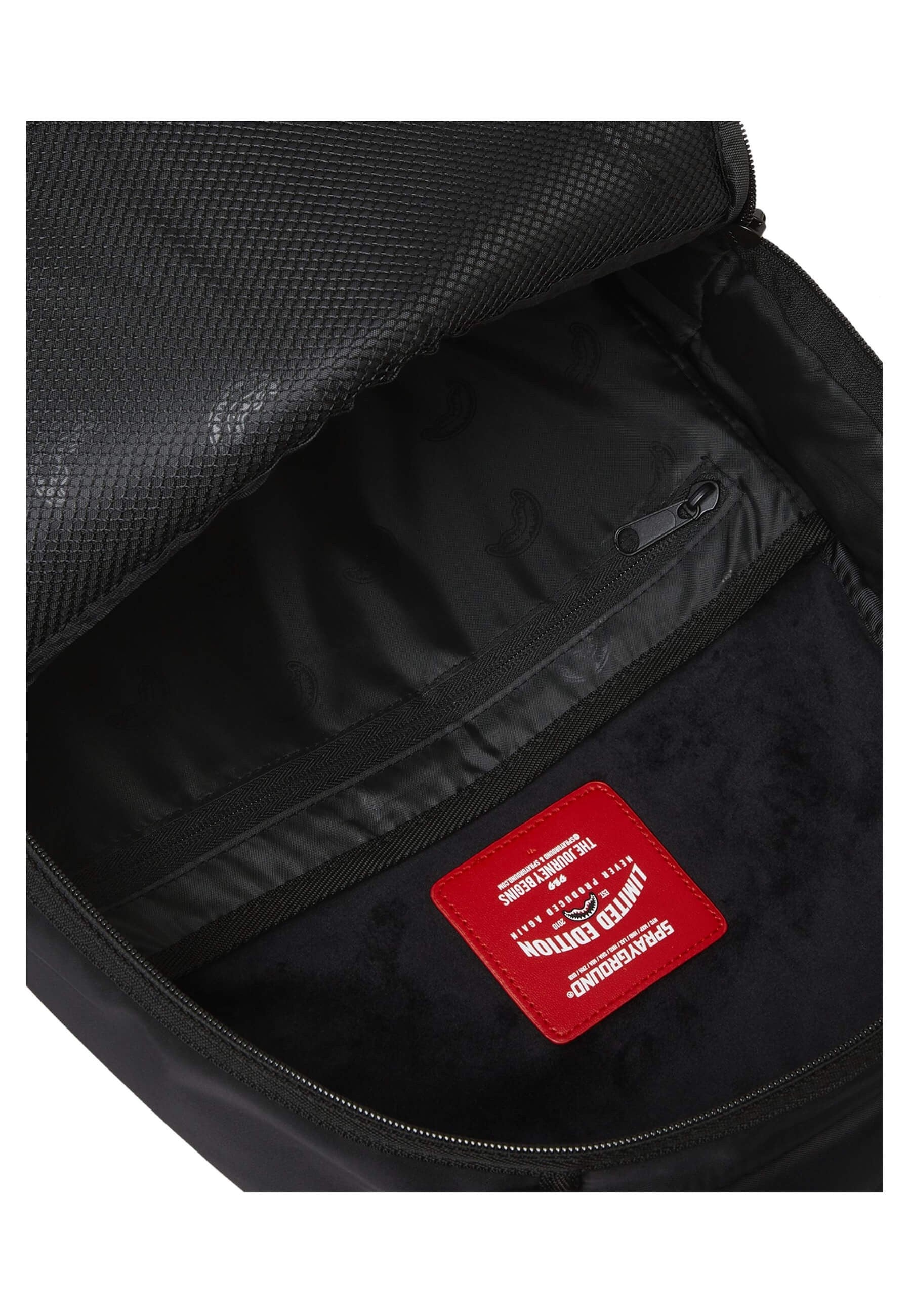 MOCHILA SPRAYGROUND NEGRA SHARK CENTRAL NYLON BLACK PINK