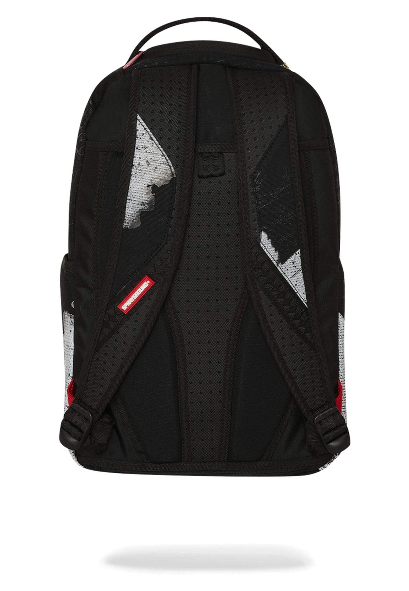 MOCHILA SPRAYGROUND NEGRA SHARK CENTRAL SORBET HAND PAINTED DLX COTTON BACKPA - AREA ZERO