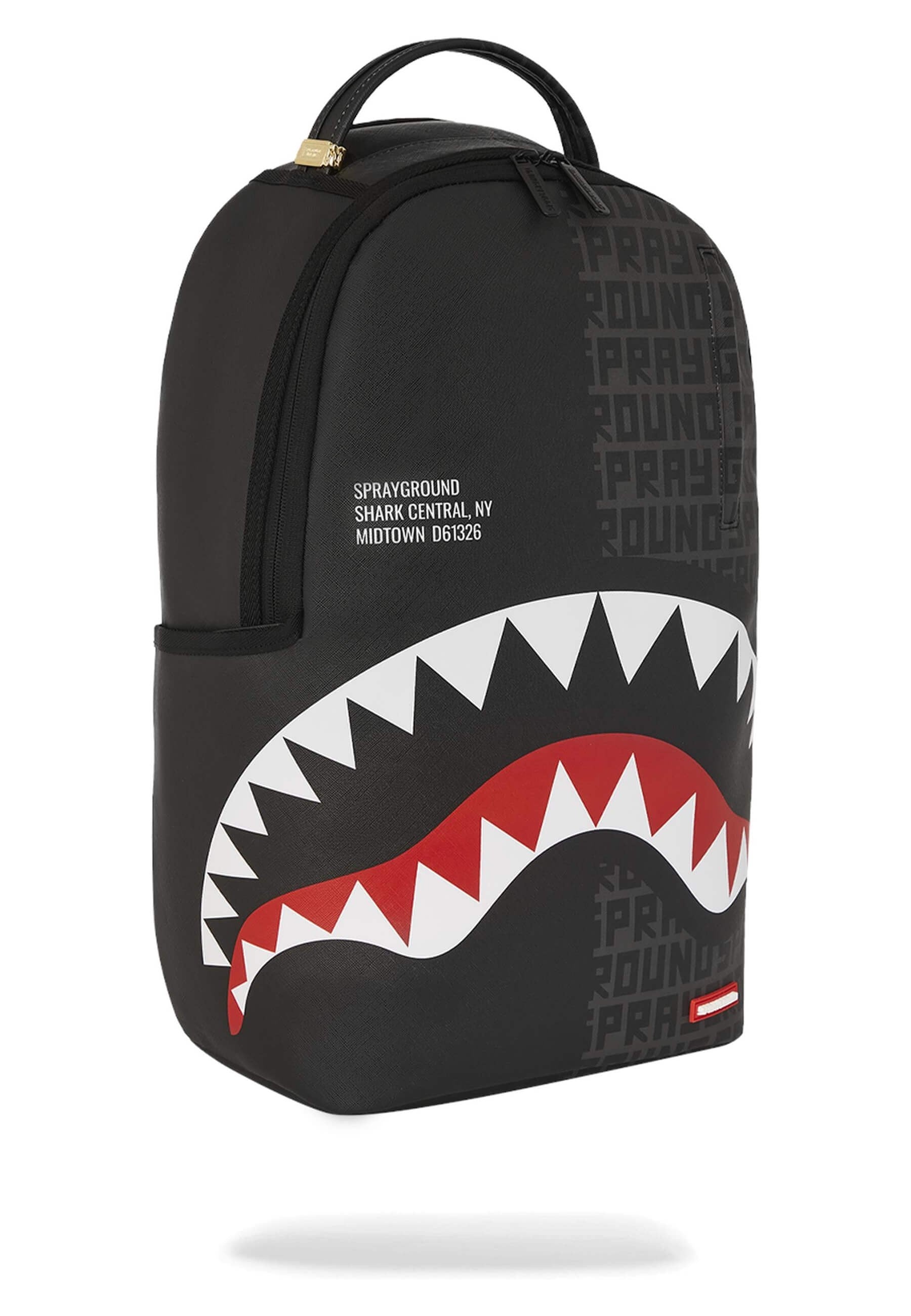 MOCHILA SPRAYGROUND NEGRA SHARK CENTRAL SPLIT INFINITY DLXSV BACKPACK