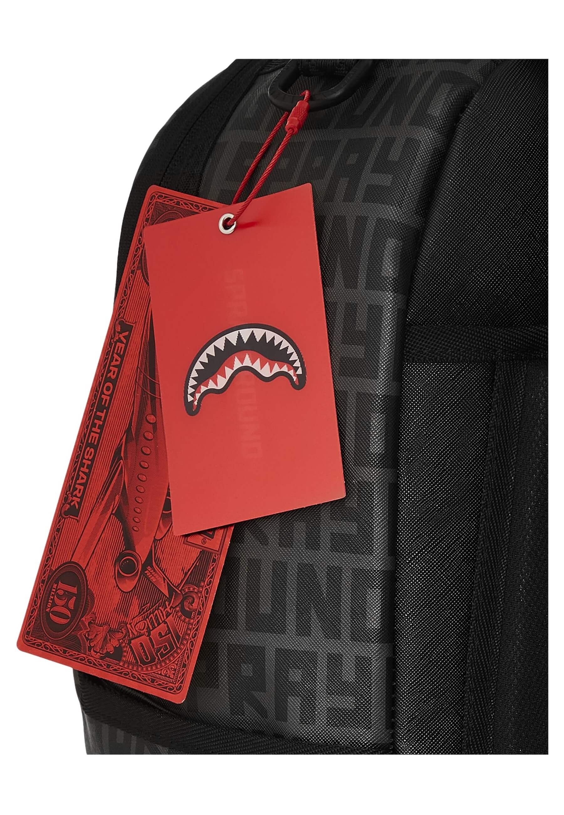 MOCHILA SPRAYGROUND NEGRA SHARK CENTRAL SPLIT INFINITY DLXSV BACKPACK