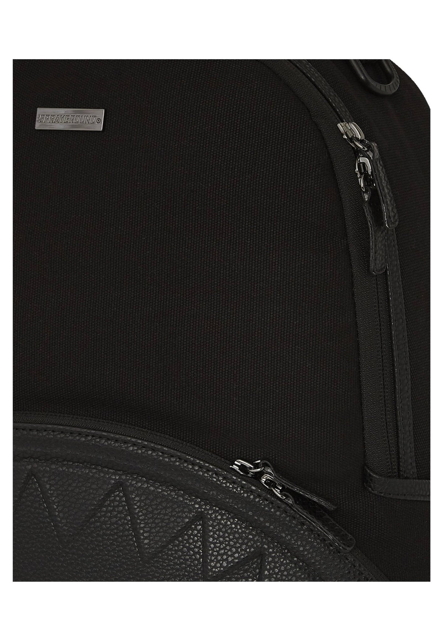MOCHILA SPRAYGROUND NEGRA SHARK POCKET CANAVAS BACKPACK - AREA ZERO