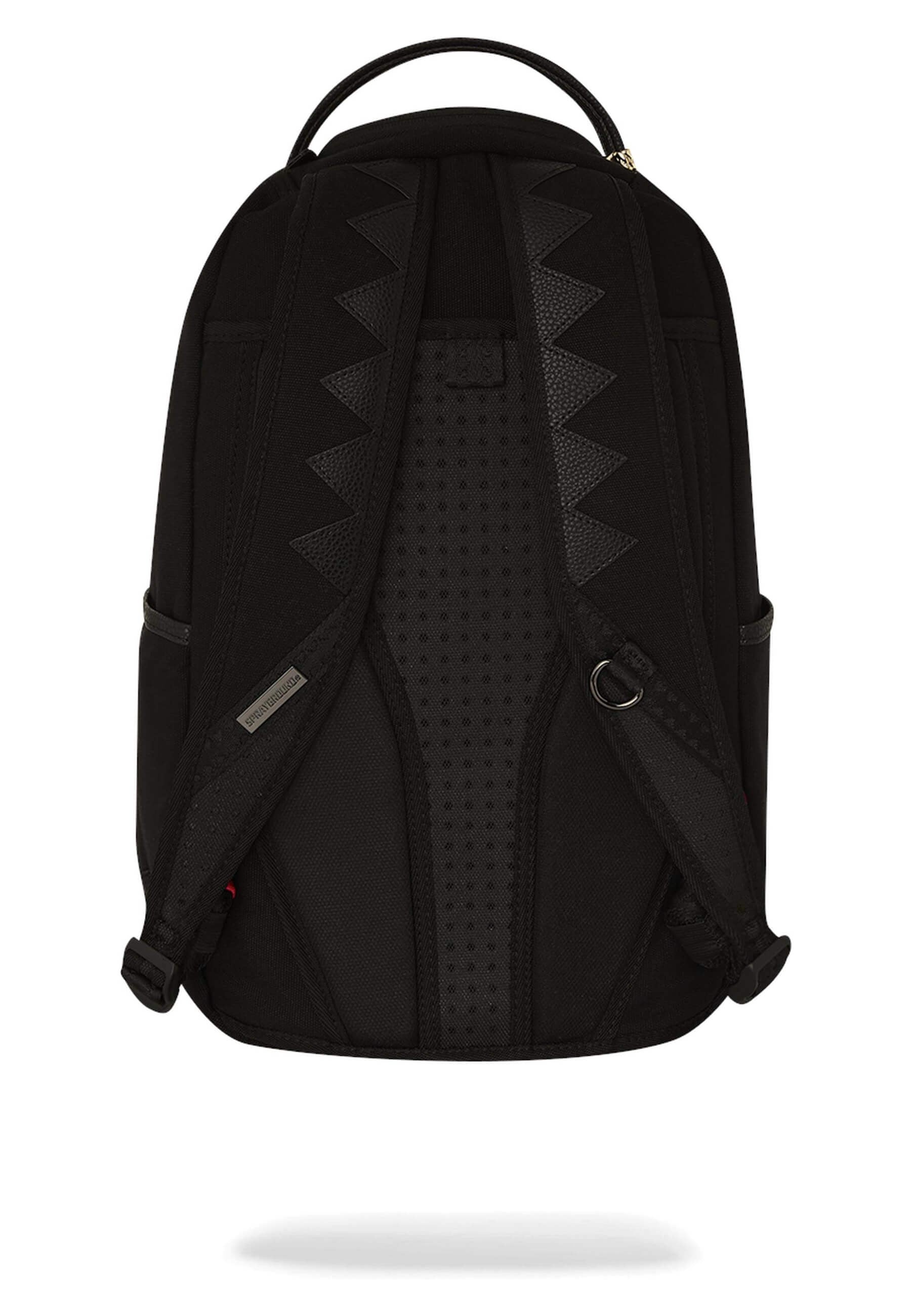 MOCHILA SPRAYGROUND NEGRA SHARK POCKET CANAVAS BACKPACK
