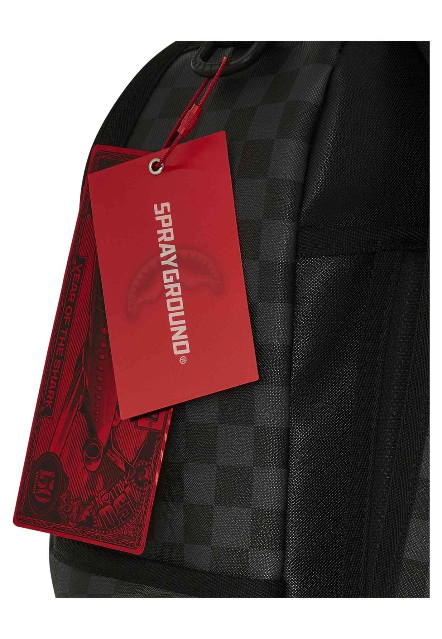 MOCHILA SPRAYGROUND NEGRA SHARK SMASHED THROUGH DLX BACKPACK - AREA ZERO