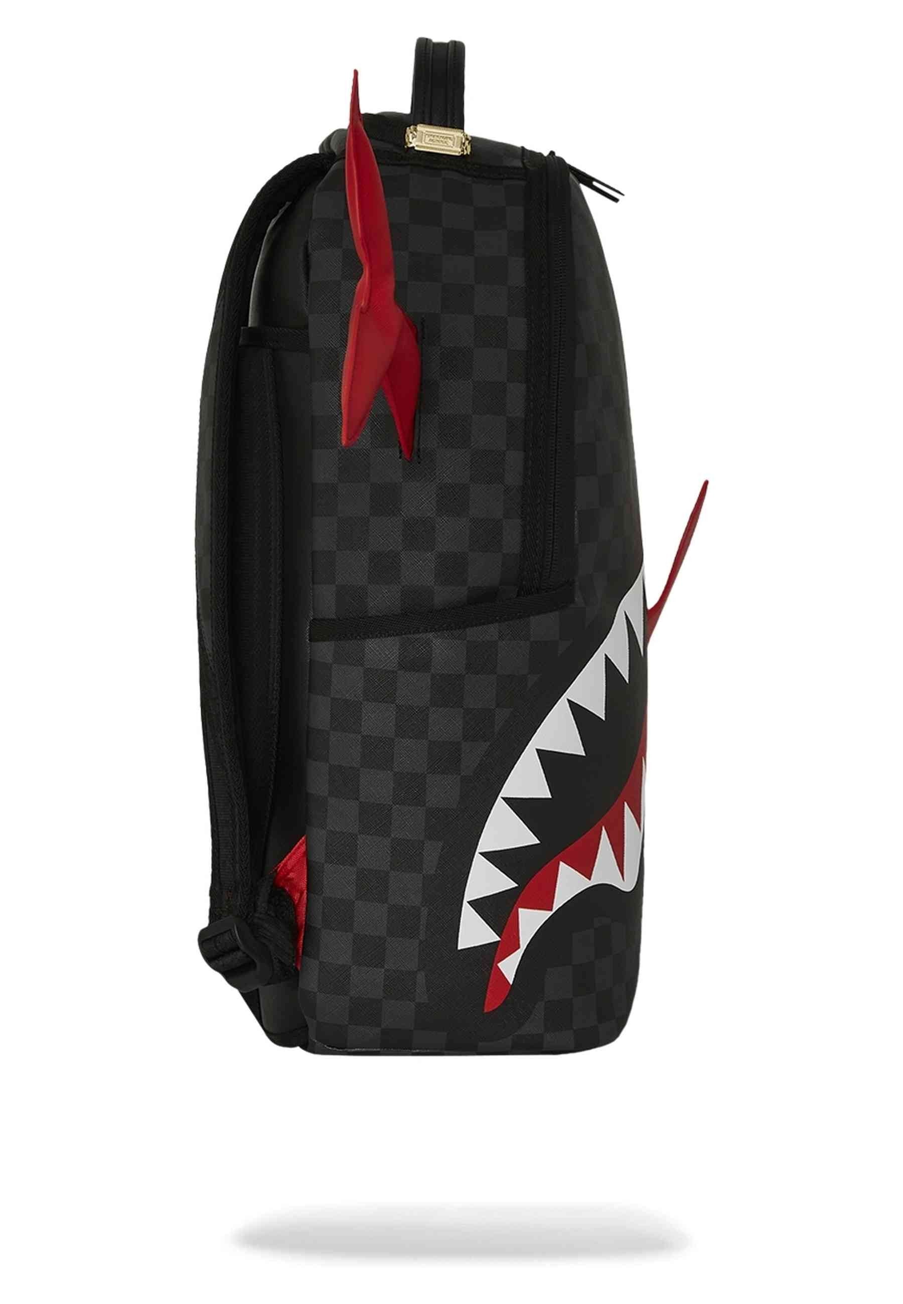 MOCHILA SPRAYGROUND NEGRA SHARK SMASHED THROUGH DLX BACKPACK