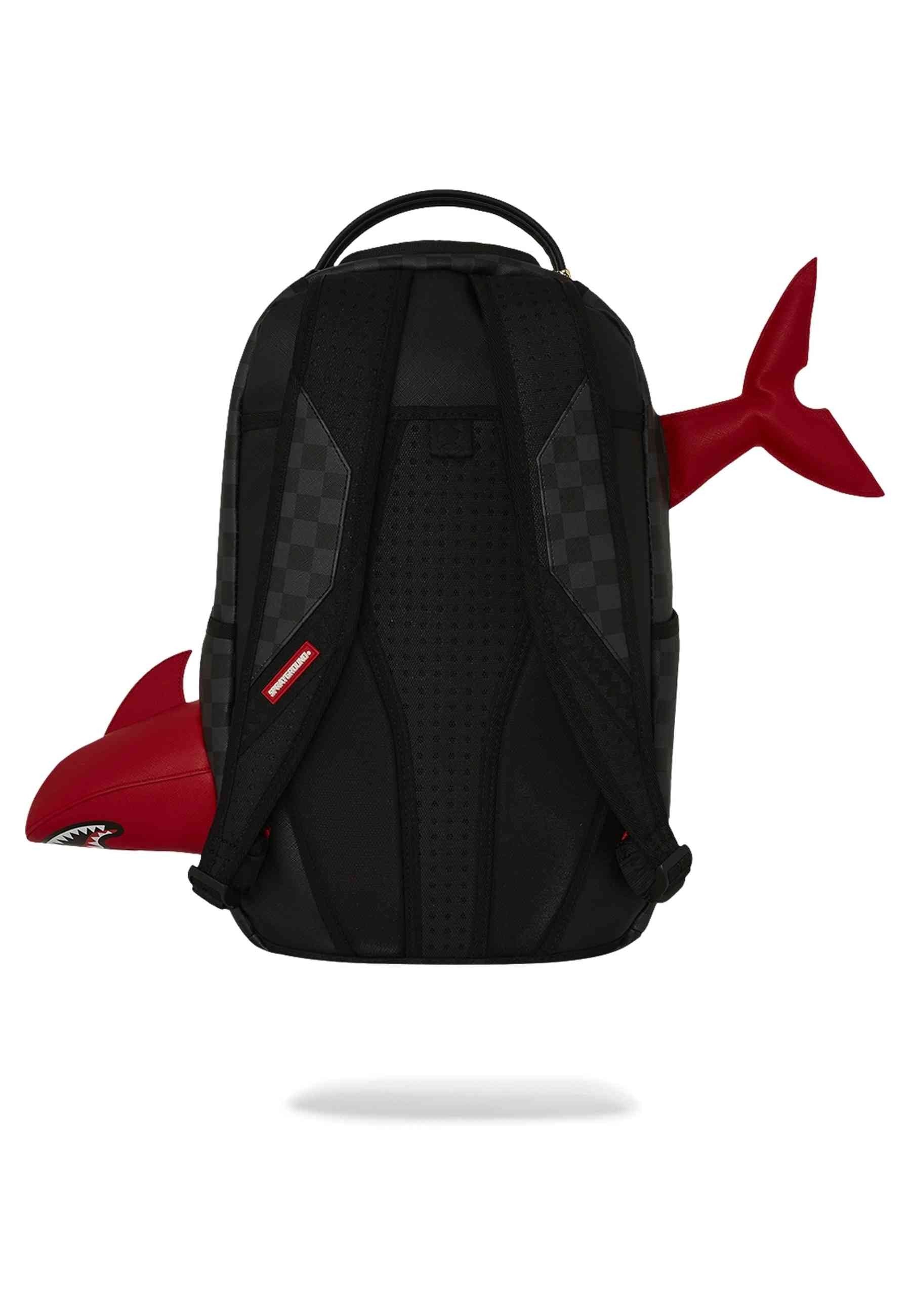 MOCHILA SPRAYGROUND NEGRA SHARK SMASHED THROUGH DLX BACKPACK