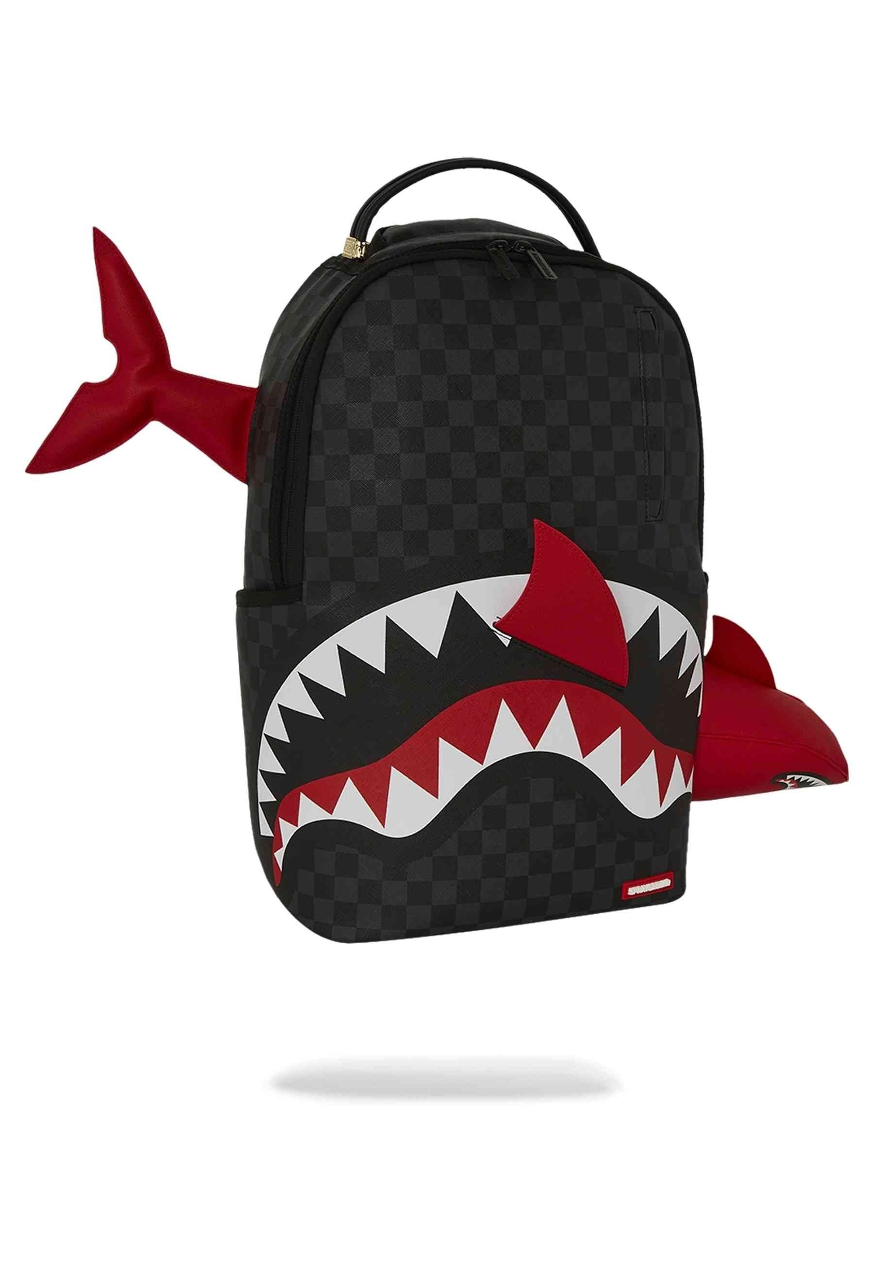 MOCHILA SPRAYGROUND NEGRA SHARK SMASHED THROUGH DLX BACKPACK