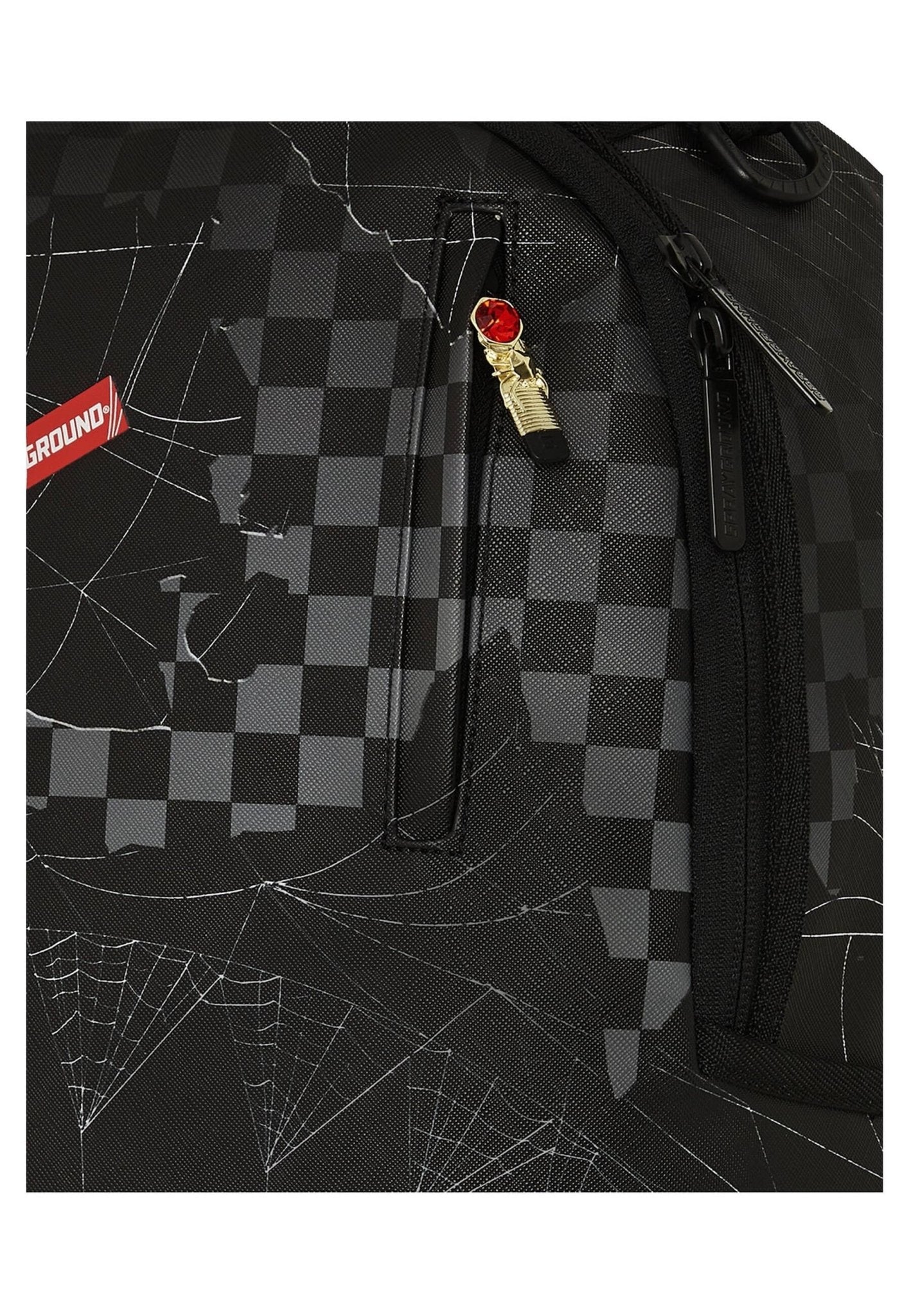 MOCHILA SPRAYGROUND NEGRA SPIDER WEB DLXSV BACKPACK - AREA ZERO