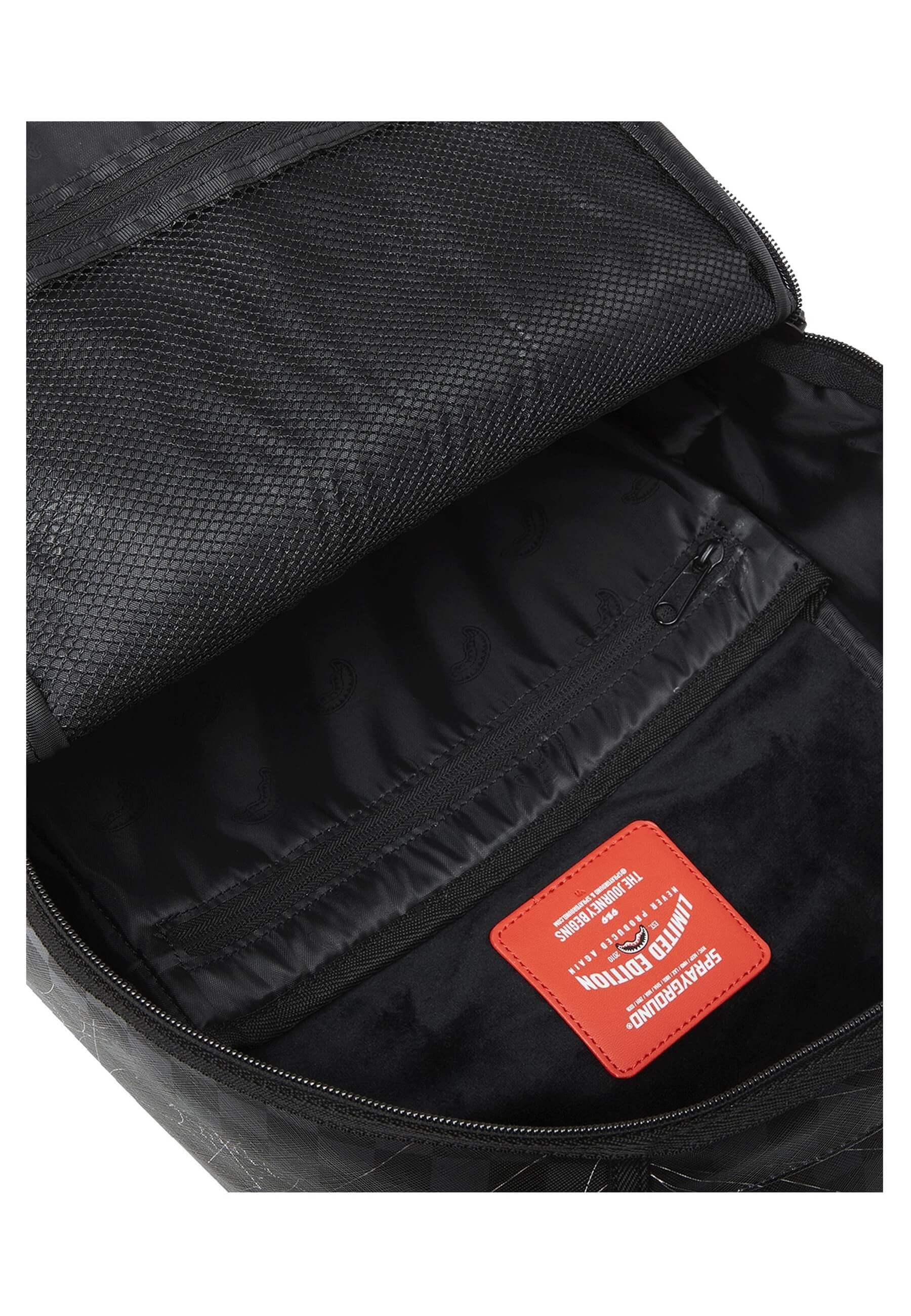 MOCHILA SPRAYGROUND NEGRA SPIDER WEB DLXSV BACKPACK