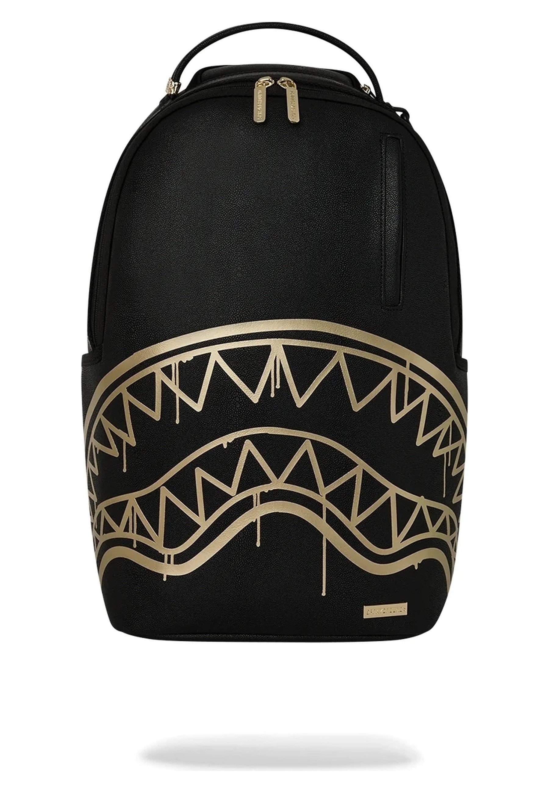 MOCHILA SPRAYGROUND NEGRA THAT GOLD DRAP BACKPACK