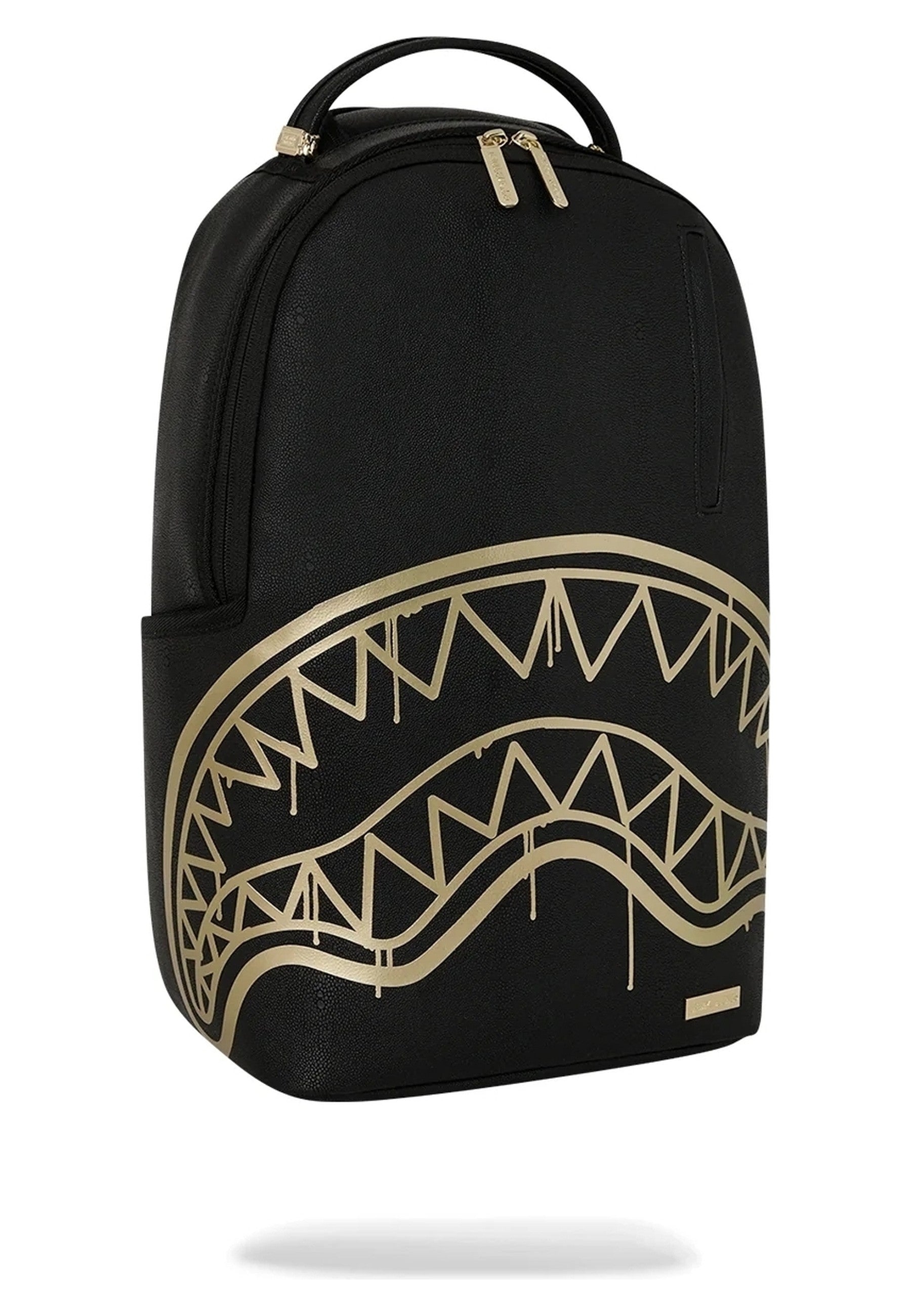 MOCHILA SPRAYGROUND NEGRA THAT GOLD DRAP BACKPACK