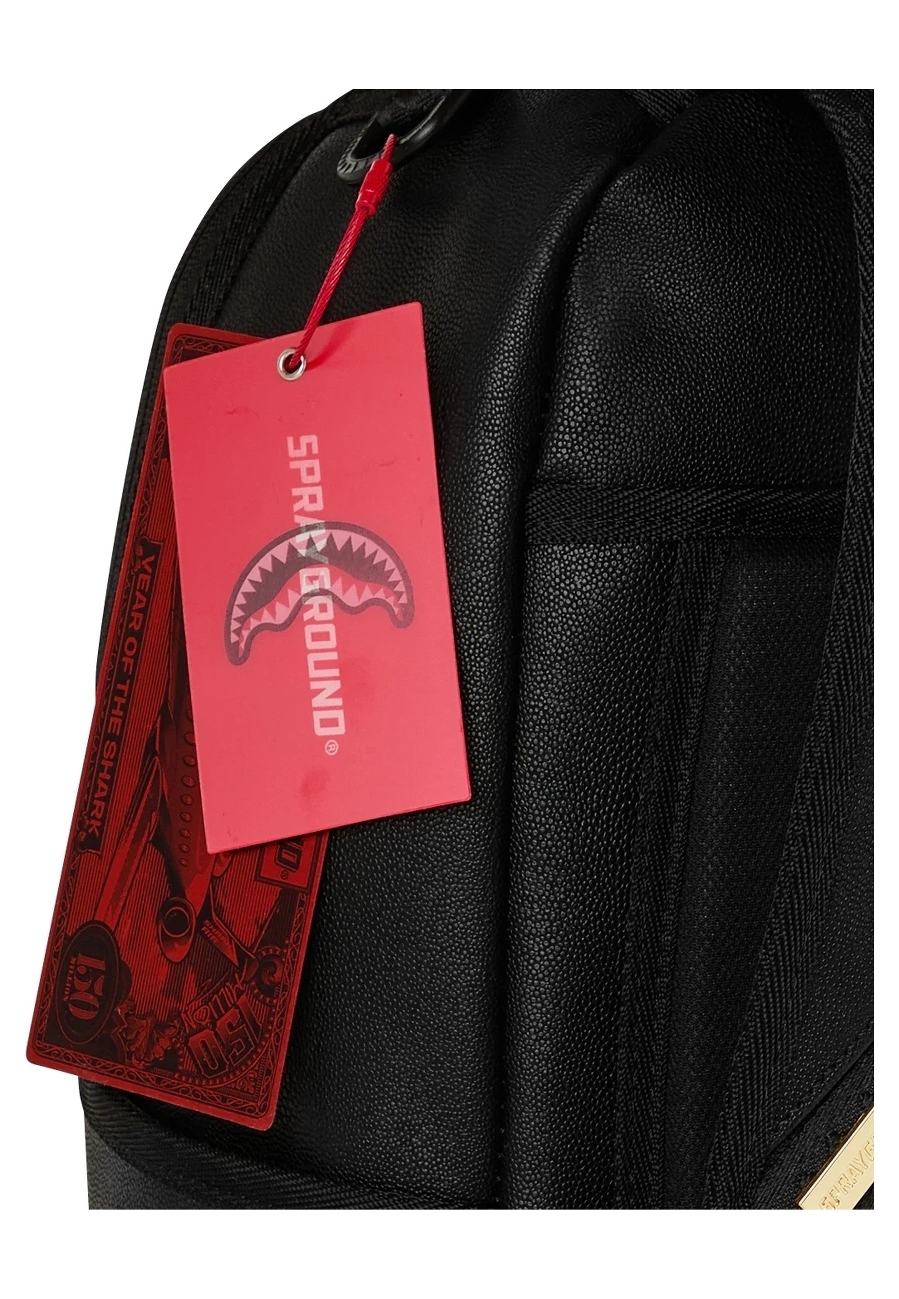 MOCHILA SPRAYGROUND NEGRA THAT GOLD DRAP BACKPACK