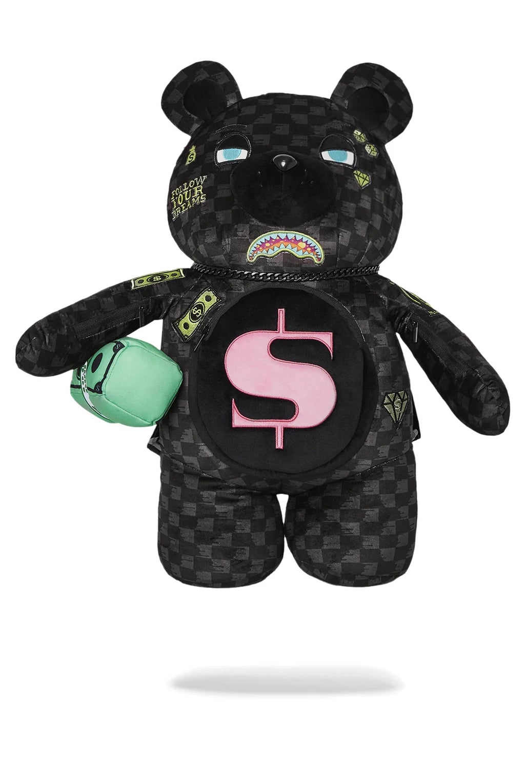 MOCHILA SPRAYGROUND OSO SLIME TAKEOVER TEDDY BEAR