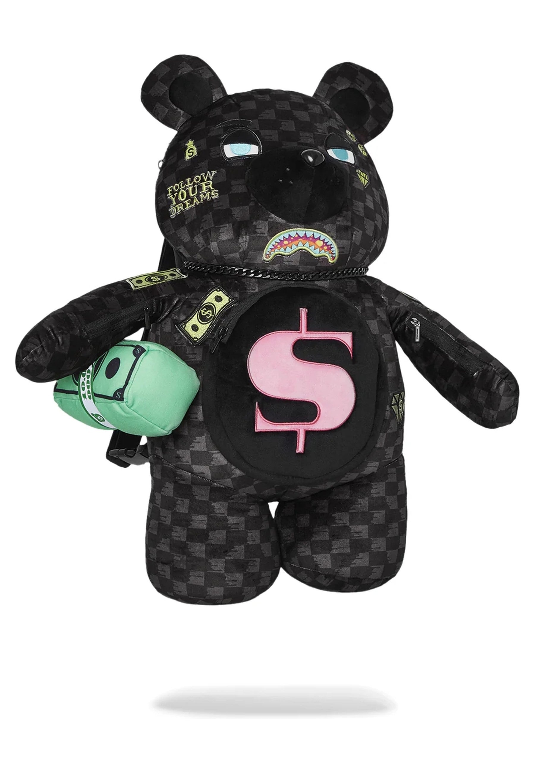 MOCHILA SPRAYGROUND OSO SLIME TAKEOVER TEDDY BEAR