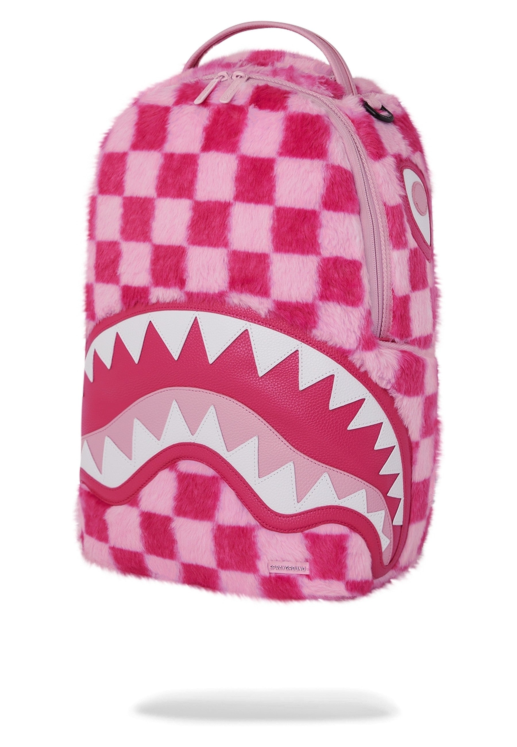 MOCHILA SPRAYGROUND ROSA PINK FUR CHECK BACKPACK