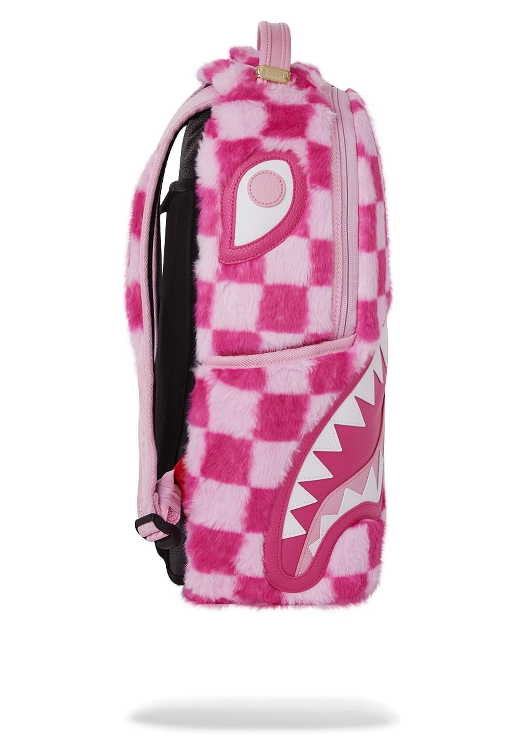 MOCHILA SPRAYGROUND ROSA PINK FUR CHECK BACKPACK