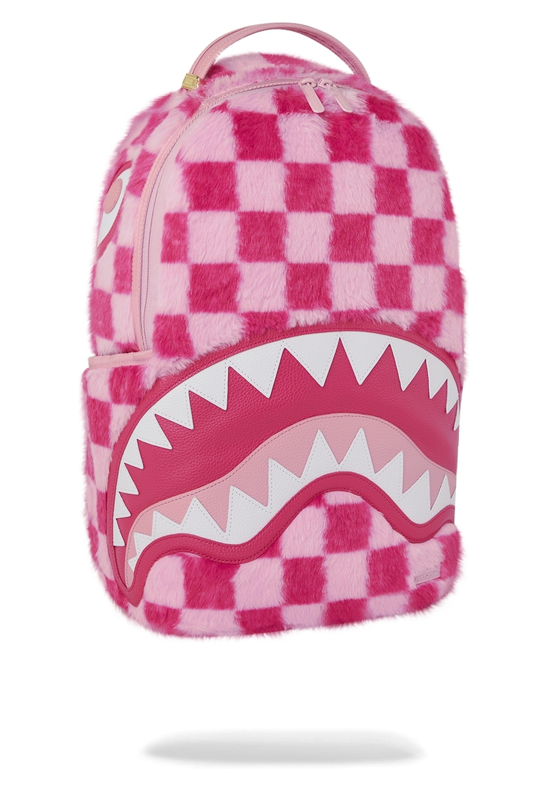 MOCHILA SPRAYGROUND ROSA PINK FUR CHECK BACKPACK