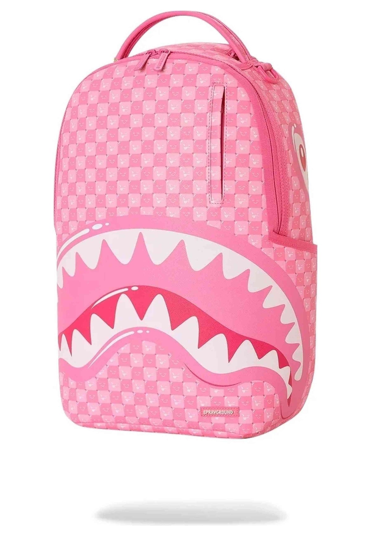 MOCHILA SPRAYGROUND ROSA PINK NEW CHECK FACES BACKPACK